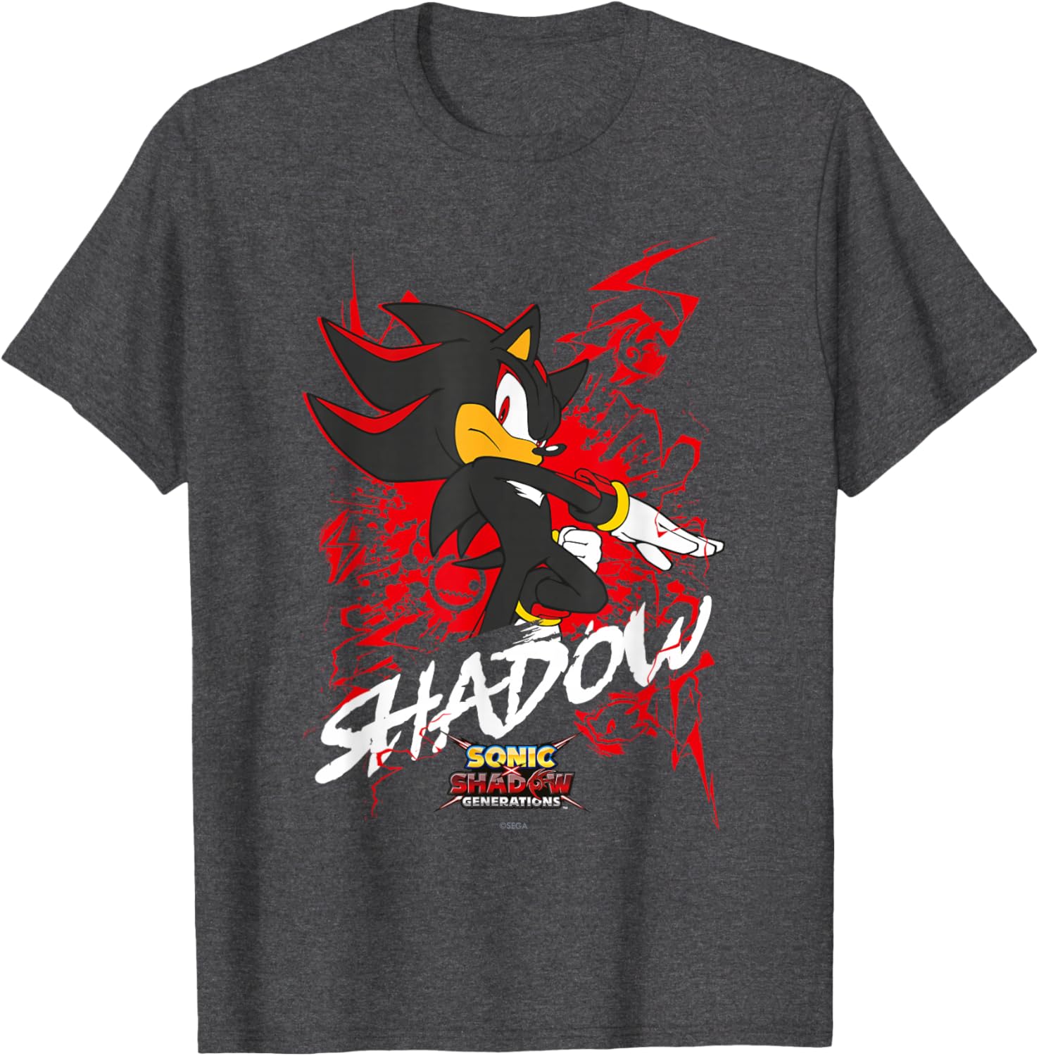 Sonic the Hedgehog Shadow T-Shirt for Fans of Sonic X and Generations - 6