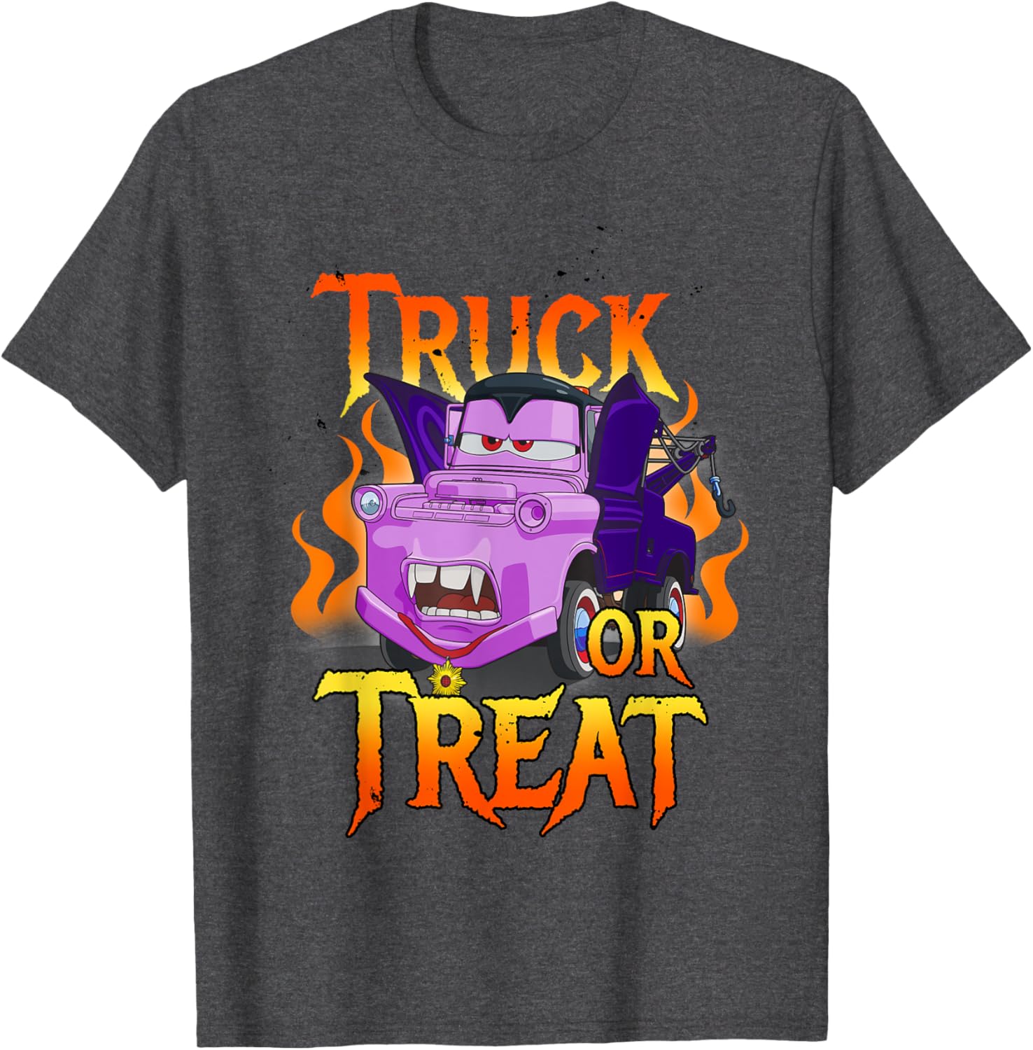 Disney Pixar Cars Halloween Vampire Truck Or Treat T-Shirt for Kids - 1