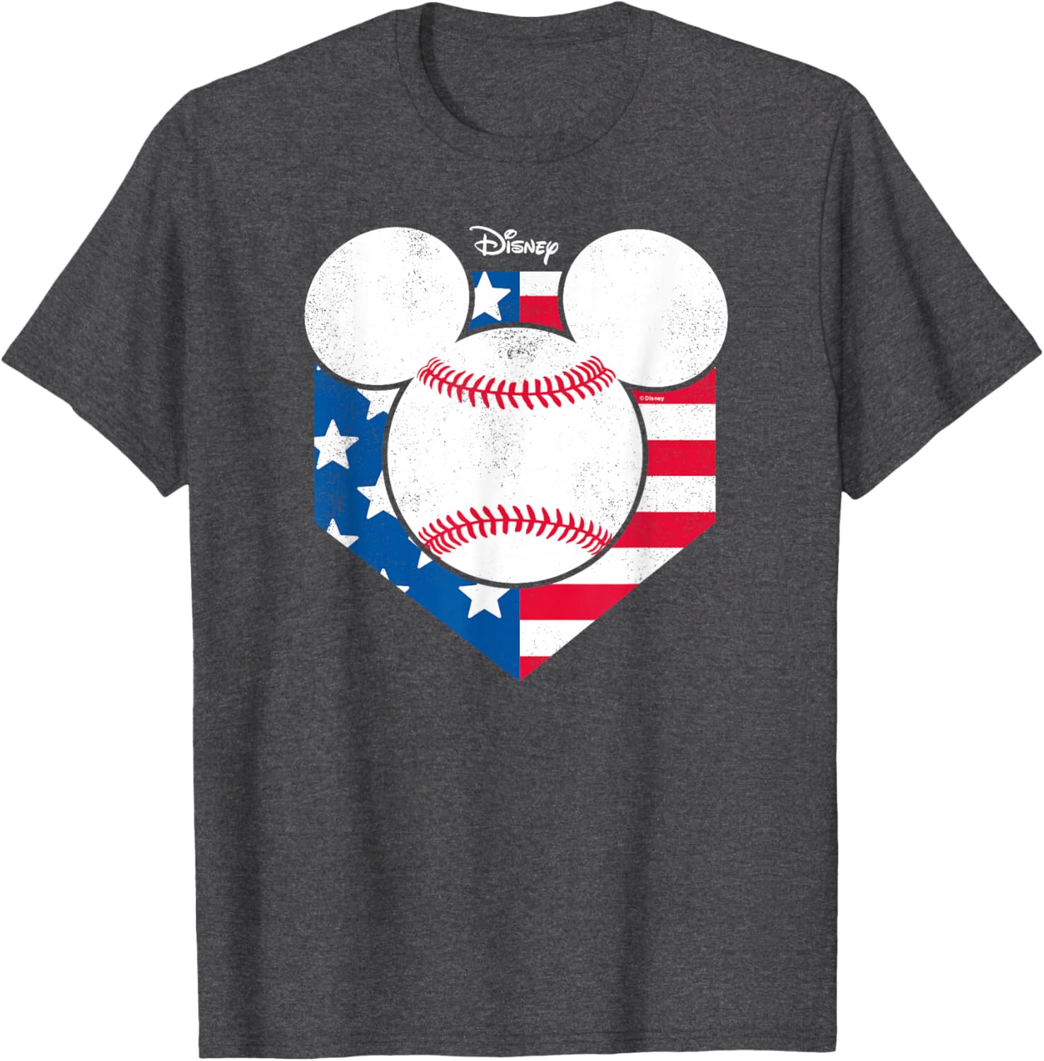 Disney Mickey Baseball Diamond T-Shirt Cool Graphic Tee for Fans - 8