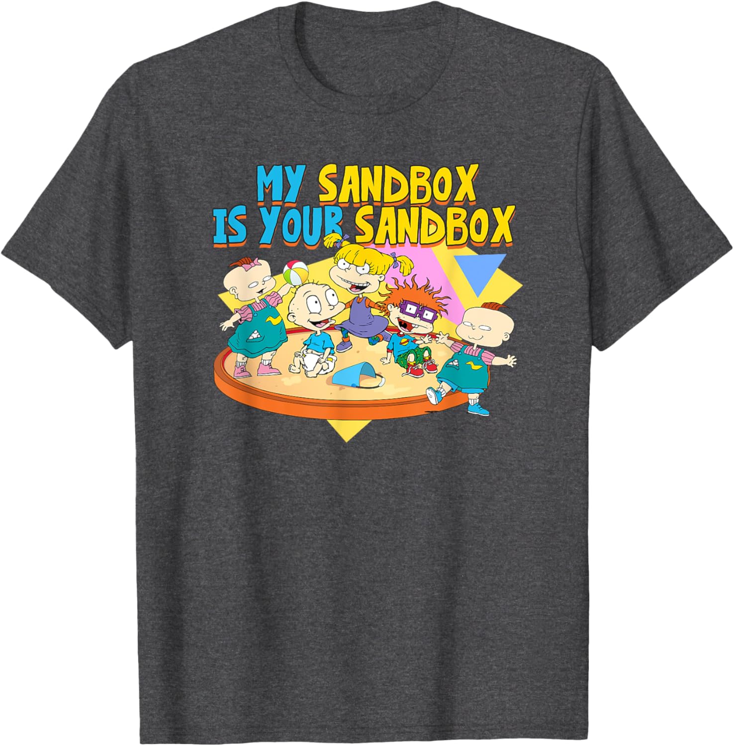 Mademark x Rugrats My Sandbox is Your Sandbox Fun T-Shirt for Kids - 2