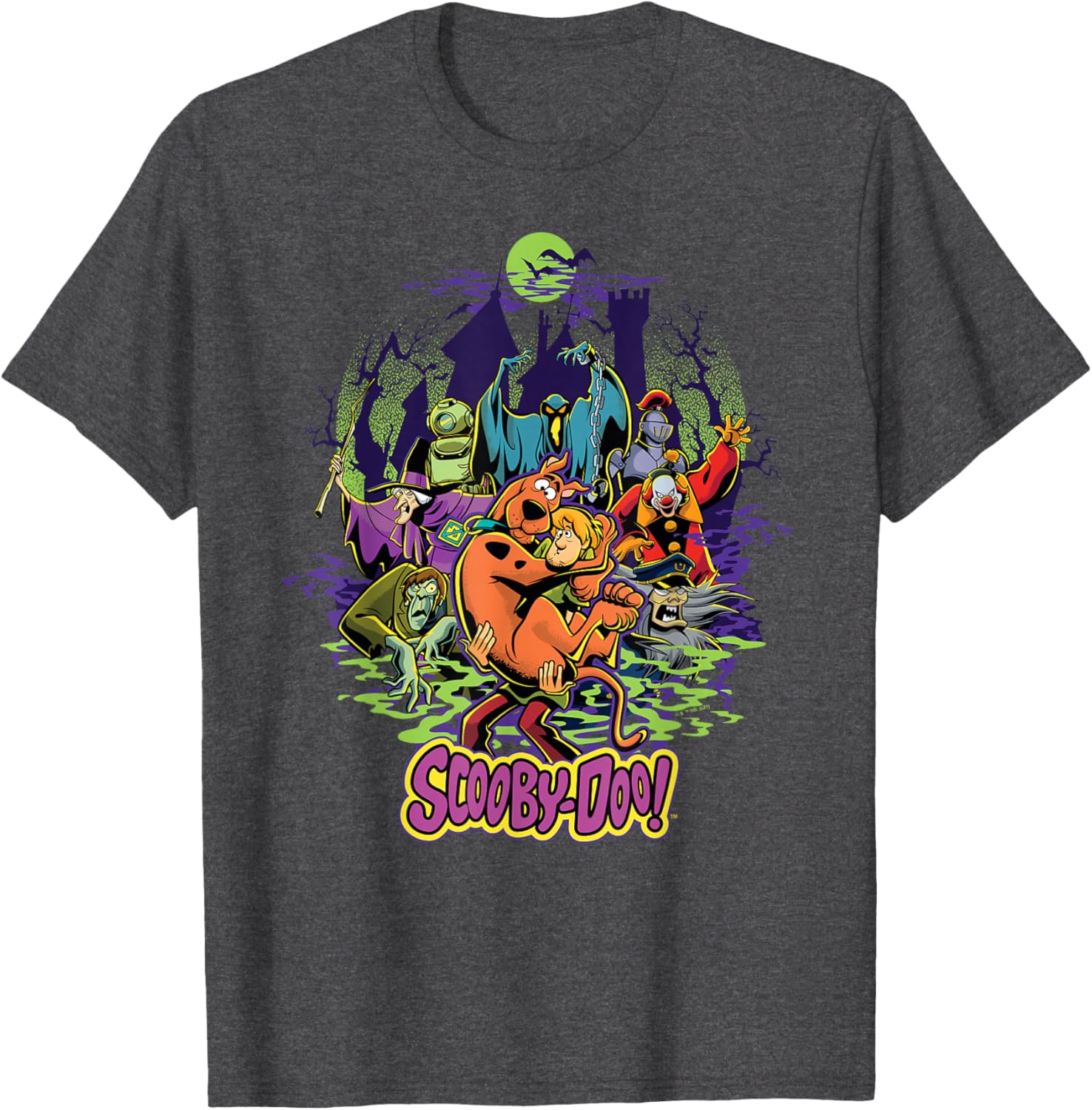 Scooby-Doo and Shaggy Monster Chase T-Shirt for Kids and Adults - 6