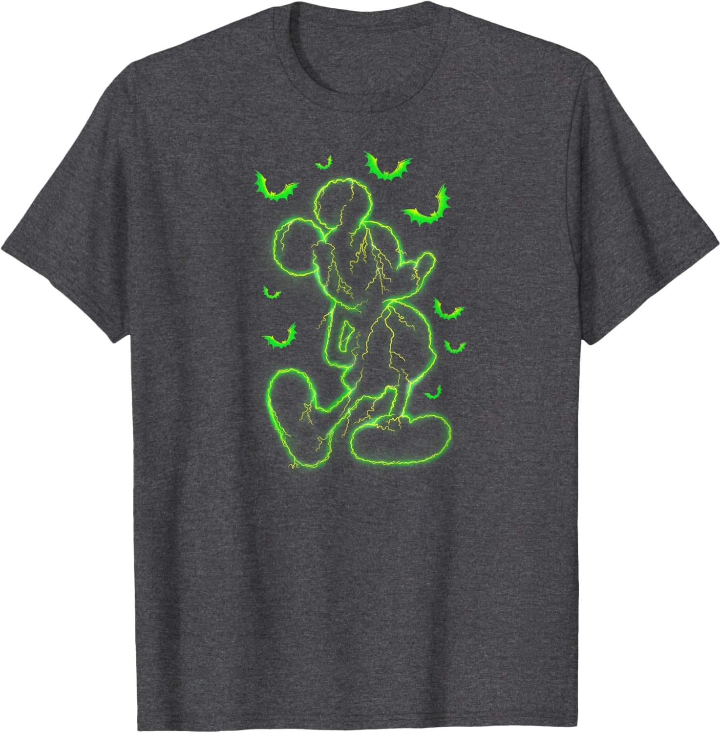 Mickey Mouse Green Lighting Halloween T-Shirt for Kids and Adults - 6