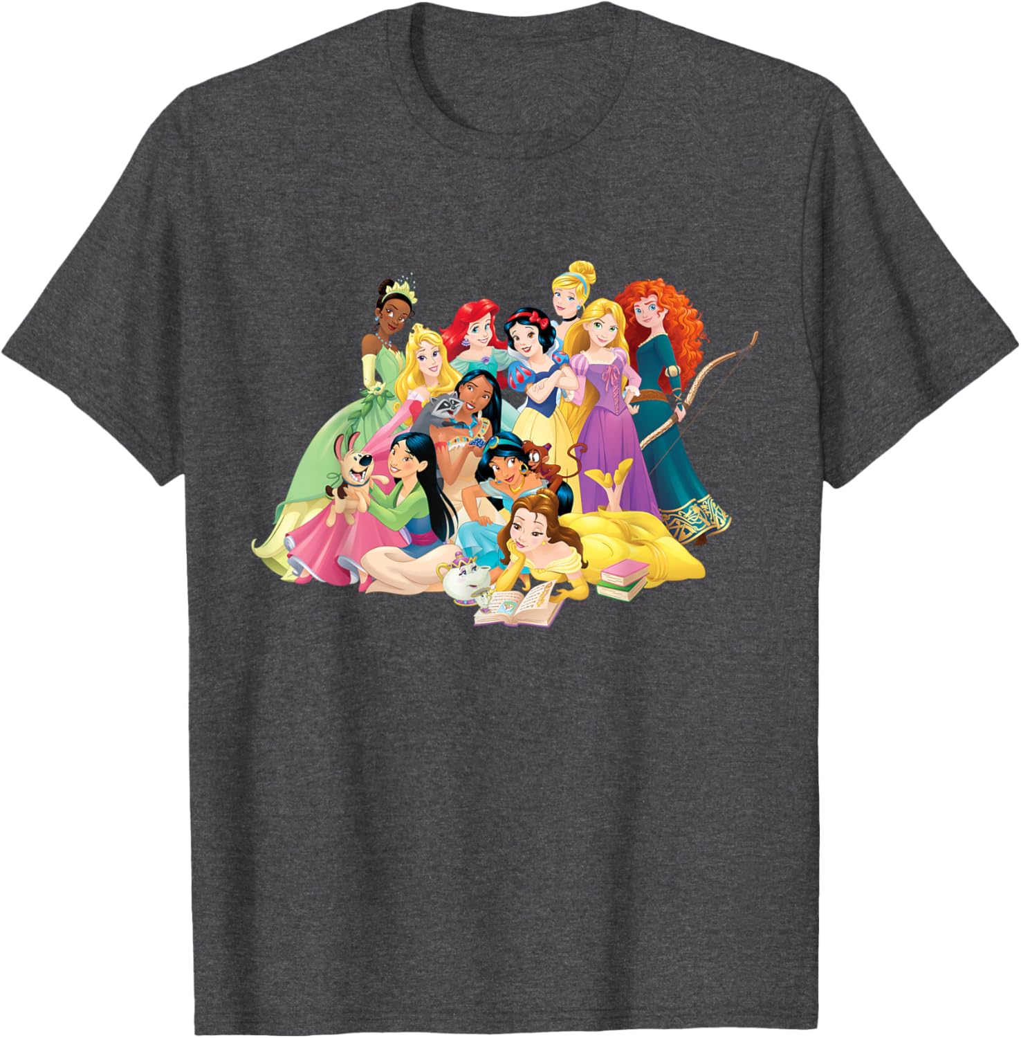 Disney Princess Long Sleeve T-Shirt for Kids - Group Photo Design - 1