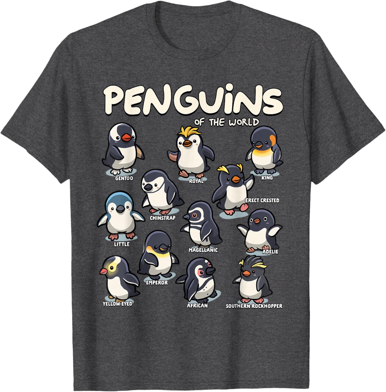 Cute Penguin Lovers T-Shirt for Animal Fans - Stylish Penguin Apparel - 6