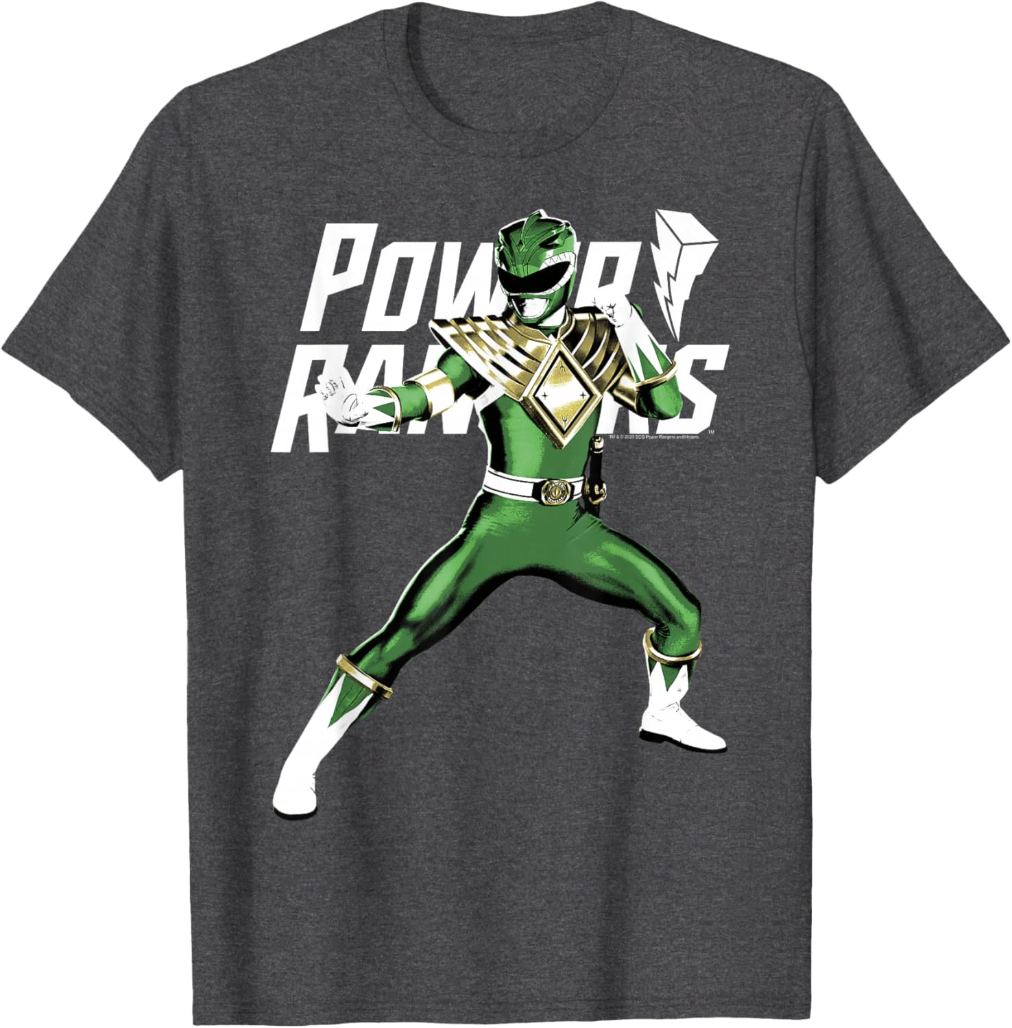 Power Rangers Green Ranger Karate Action Pose T-Shirt for Fans - 1