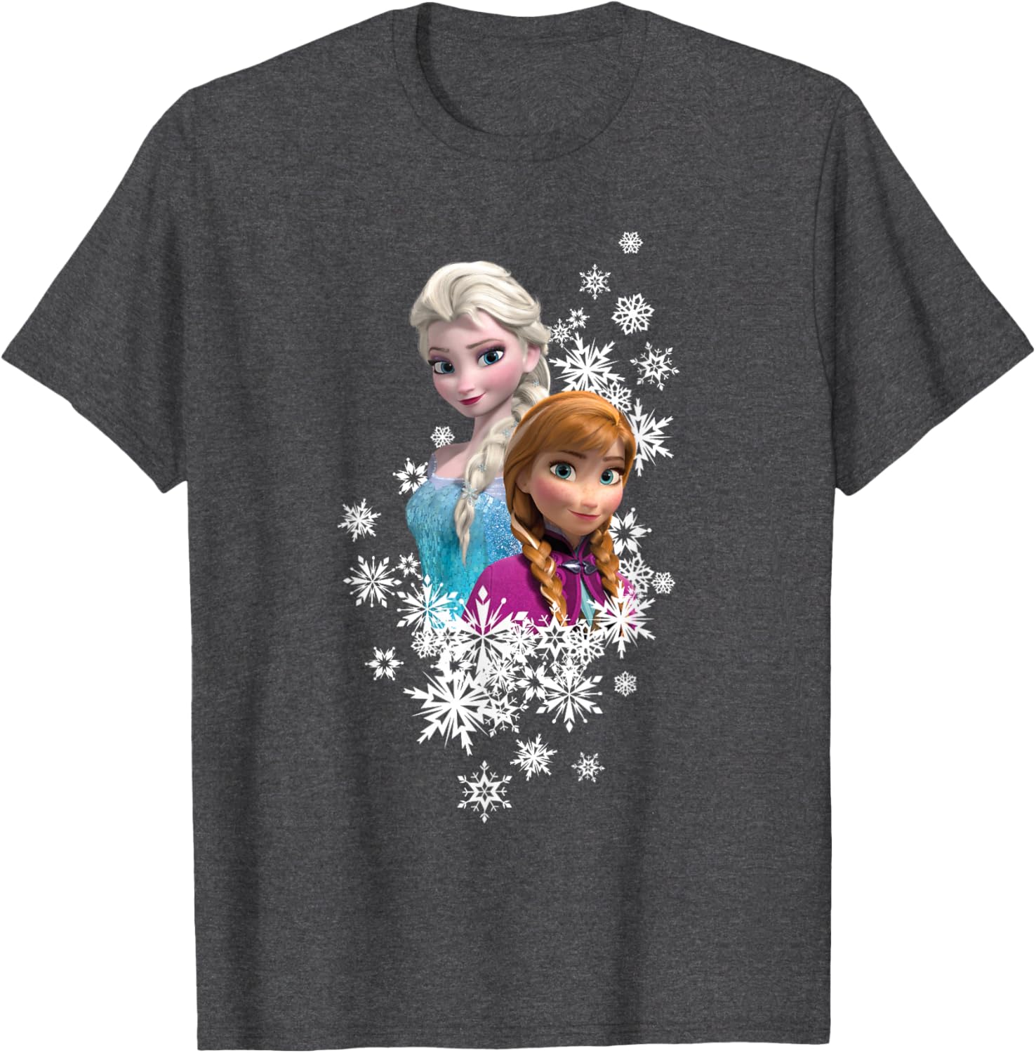 Disney Frozen Anna and Elsa Snowflakes T-Shirt for Kids and Fans - 5
