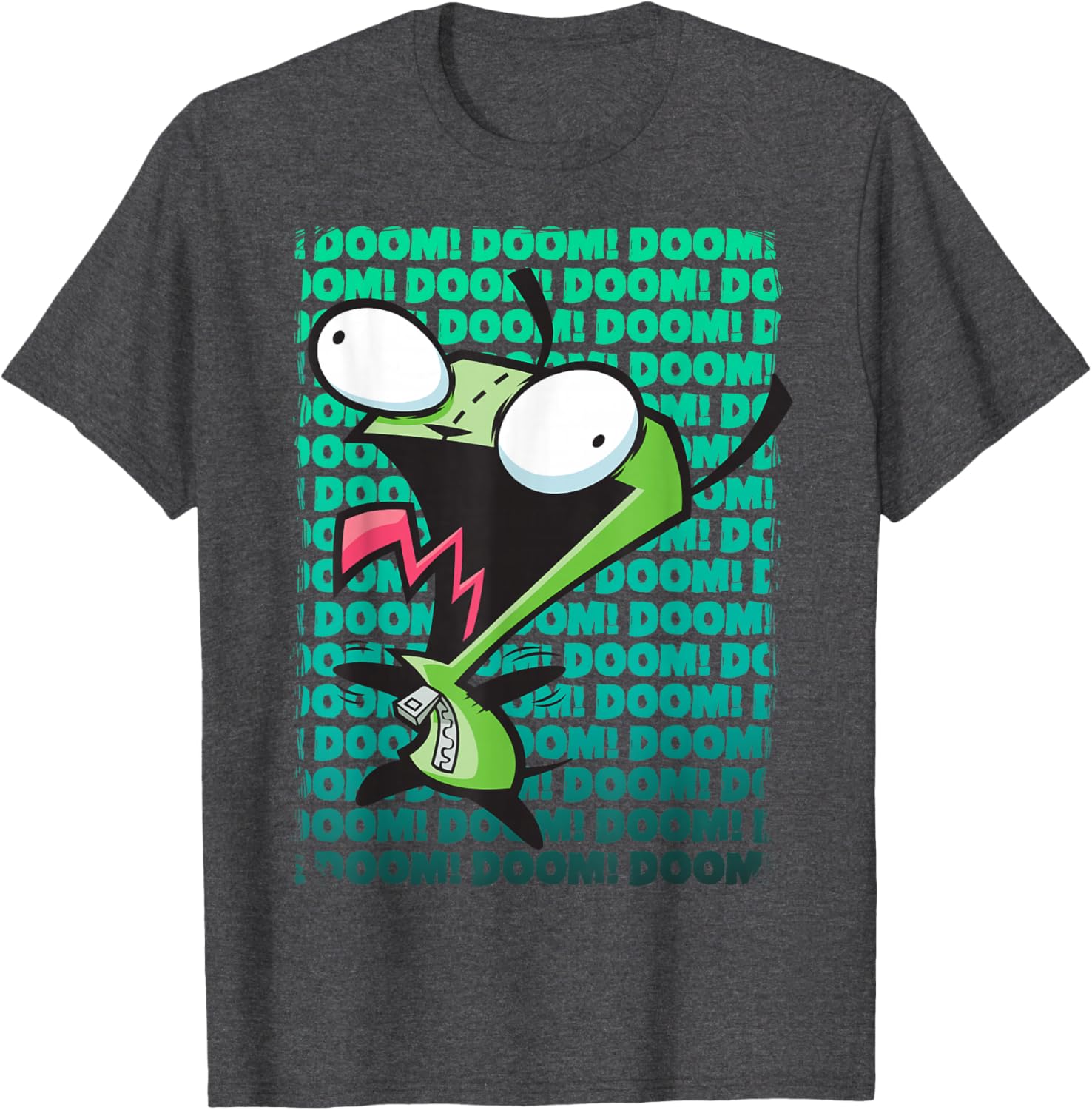 Nickelodeon Invader Zim GIR Impending DOOM Song T-Shirt for Fans - 2