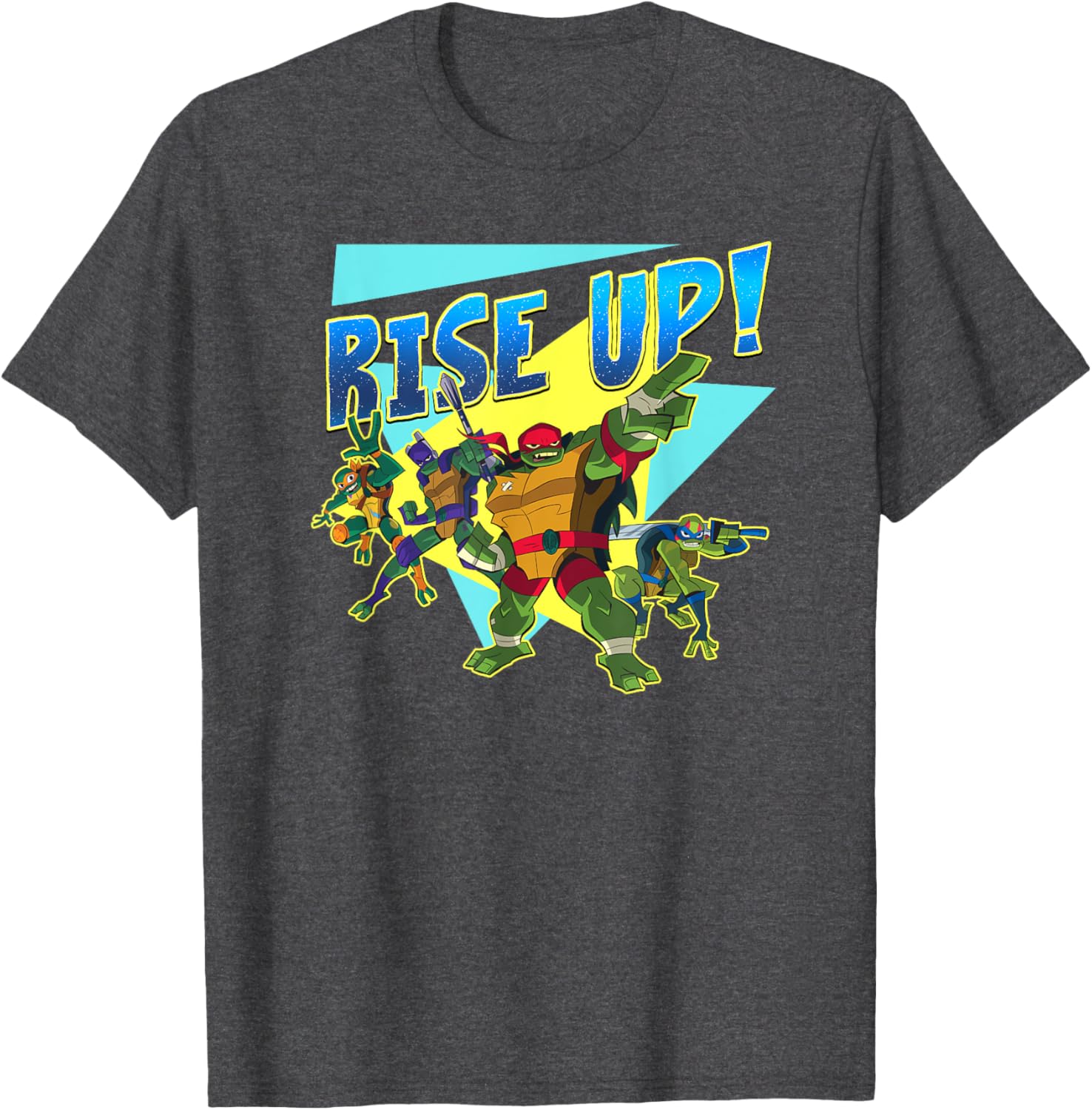 Mademark TMNT Rise Up T-Shirt for Fans of Teenage Mutant Ninja Turtles - 8