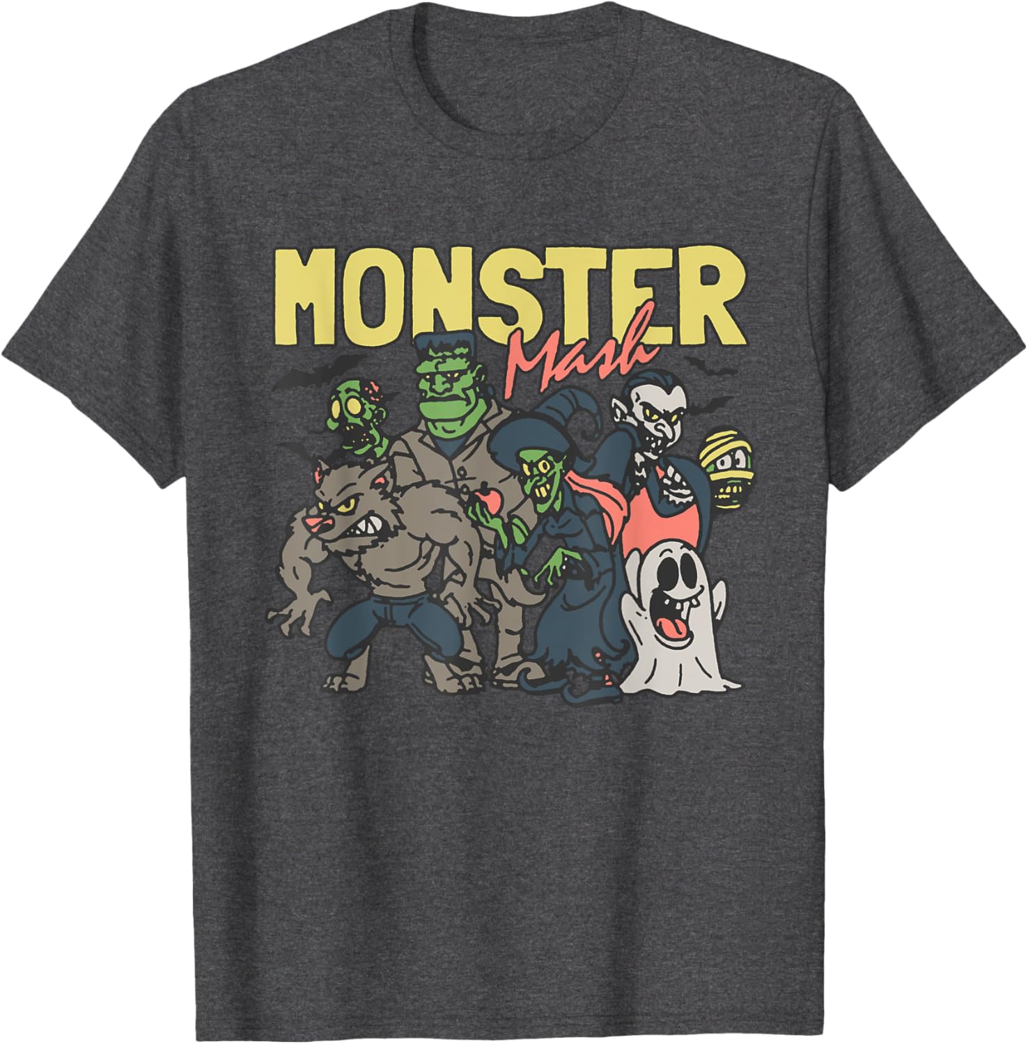 Monster Mash Halloween T-Shirt Fun Costume Characters for Parties - 26