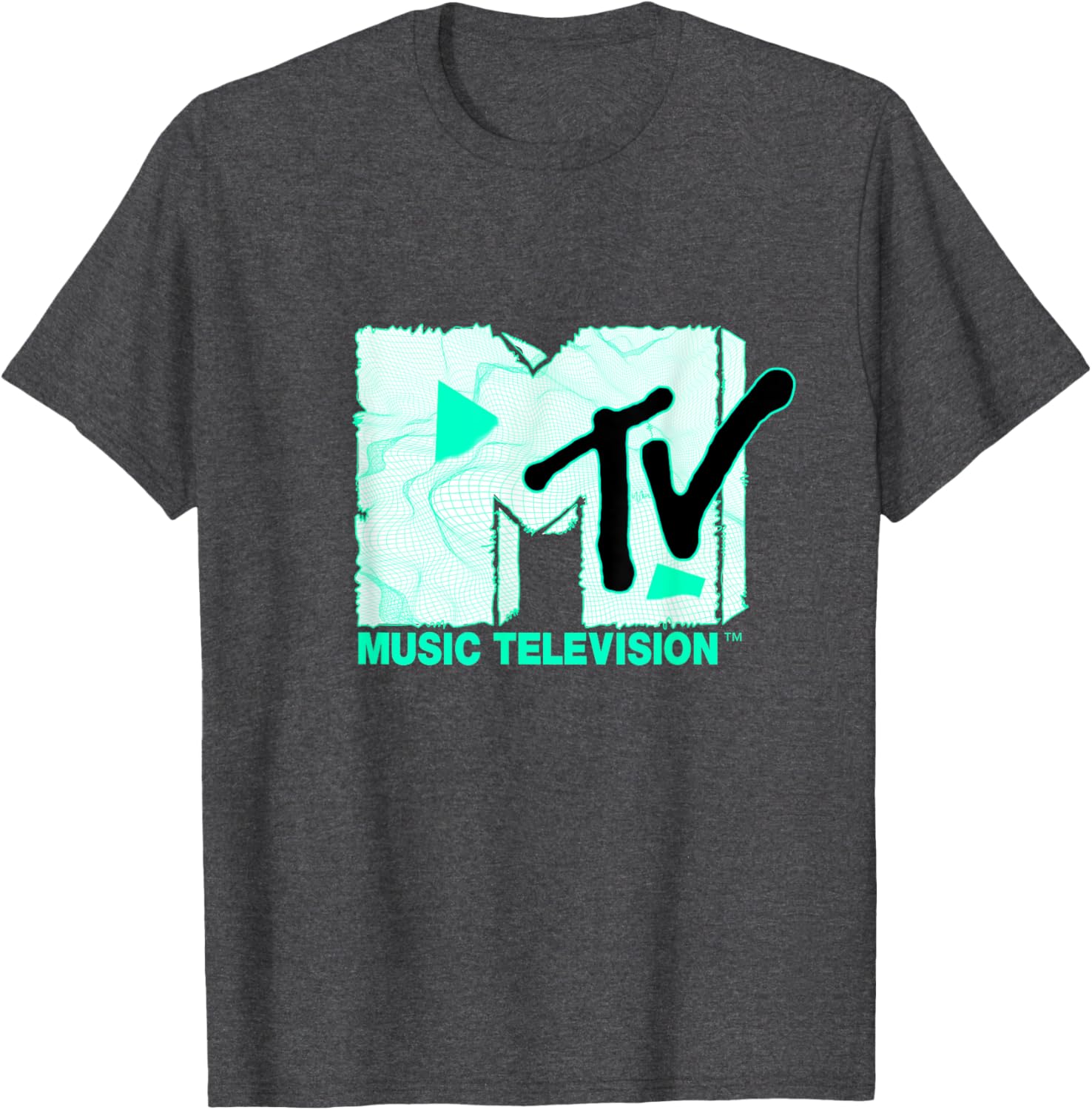 Mademark x MTV Green Vector Logo T-Shirt - Stylish Landscape Tee - 3