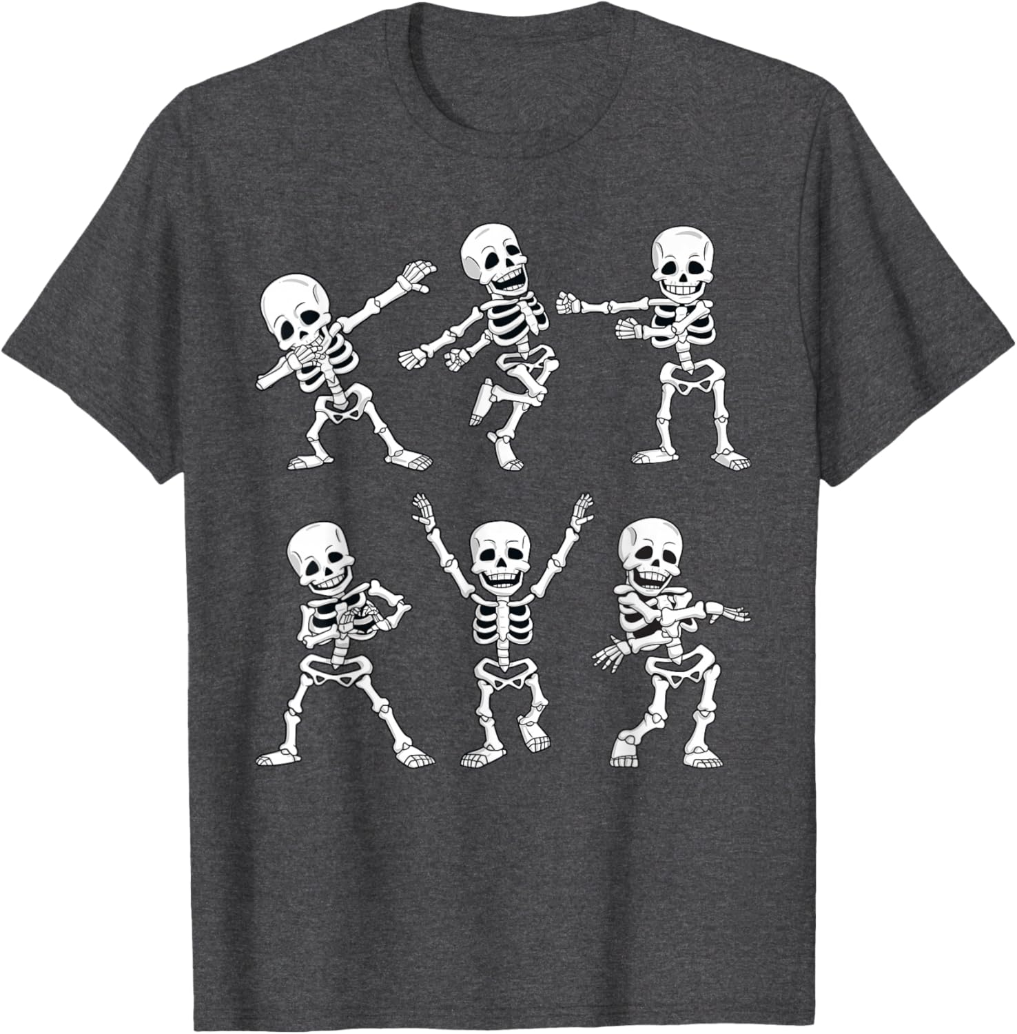 Dancing Skeletons Halloween T-Shirt for Boys and Girls Fun Dance Challenge - 9