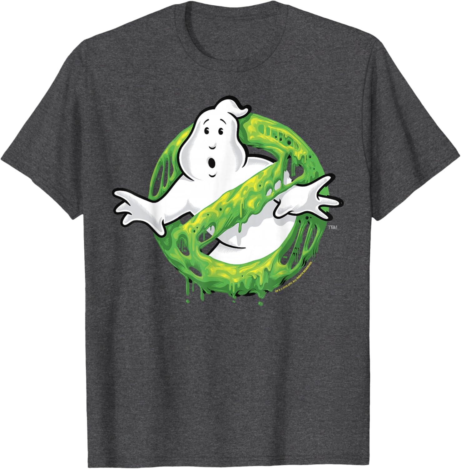 Ghostbusters Classic Slime Ghost Logo Graphic T-Shirt for Fans - 4
