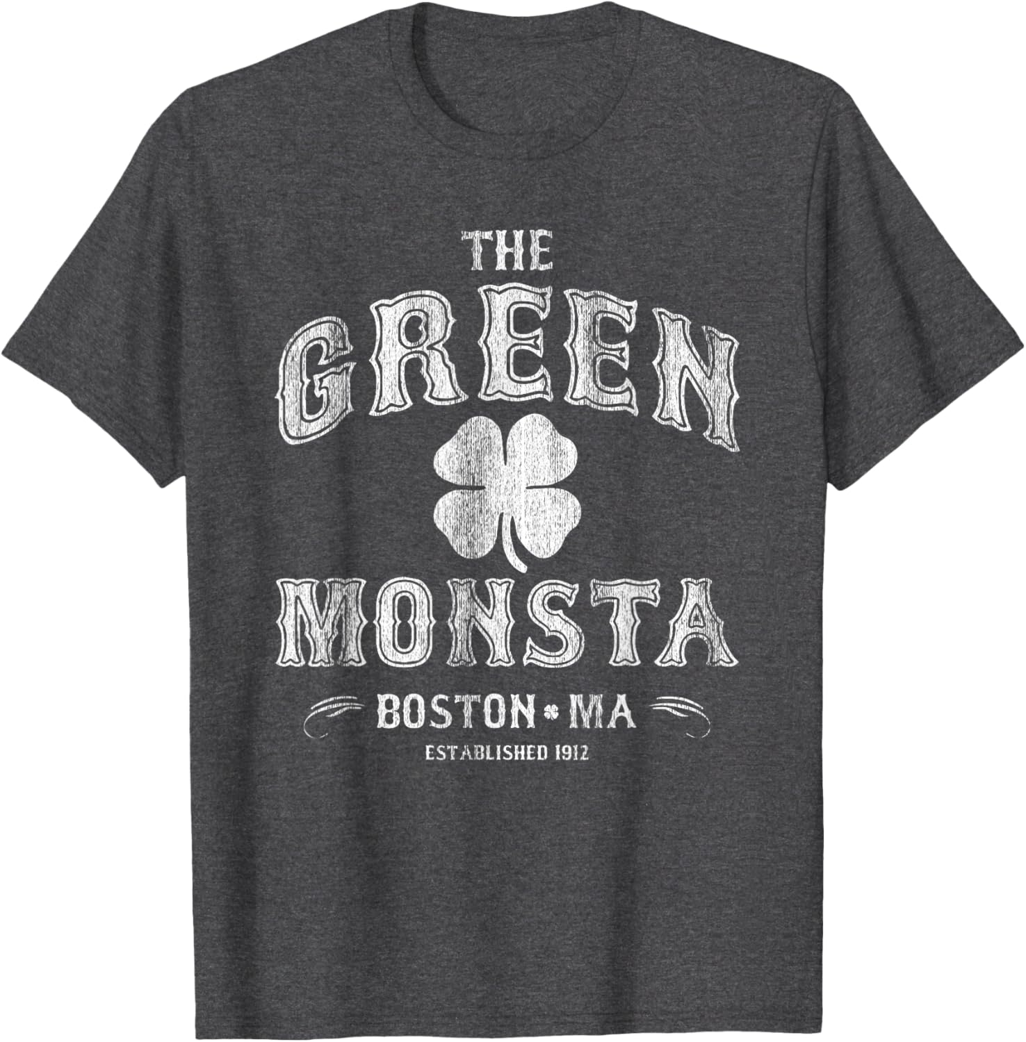 The Green Monsta Boston T-Shirt Perfect for Game Day or St. Patrick's Day - 3
