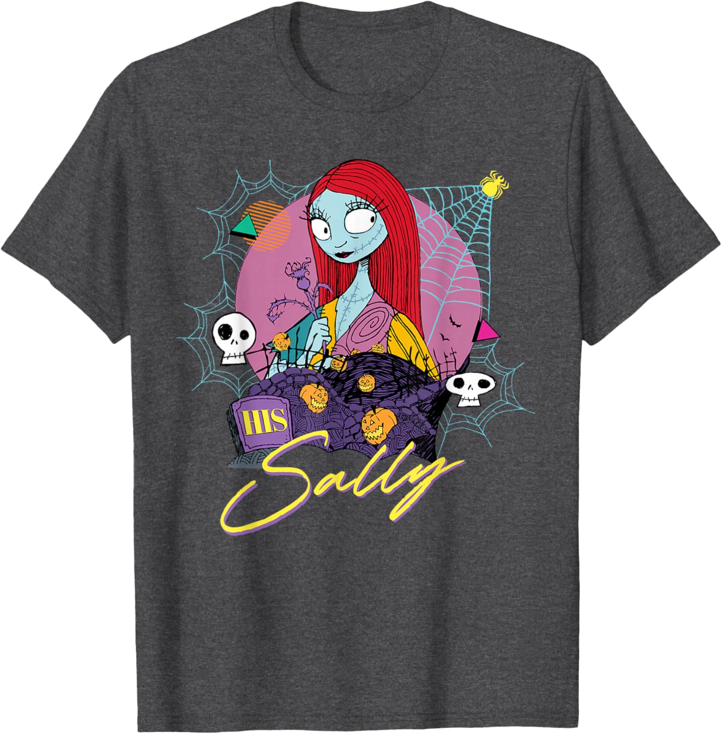 Disney The Nightmare Before Christmas Matching His Sally T-Shirt for Couples - 7