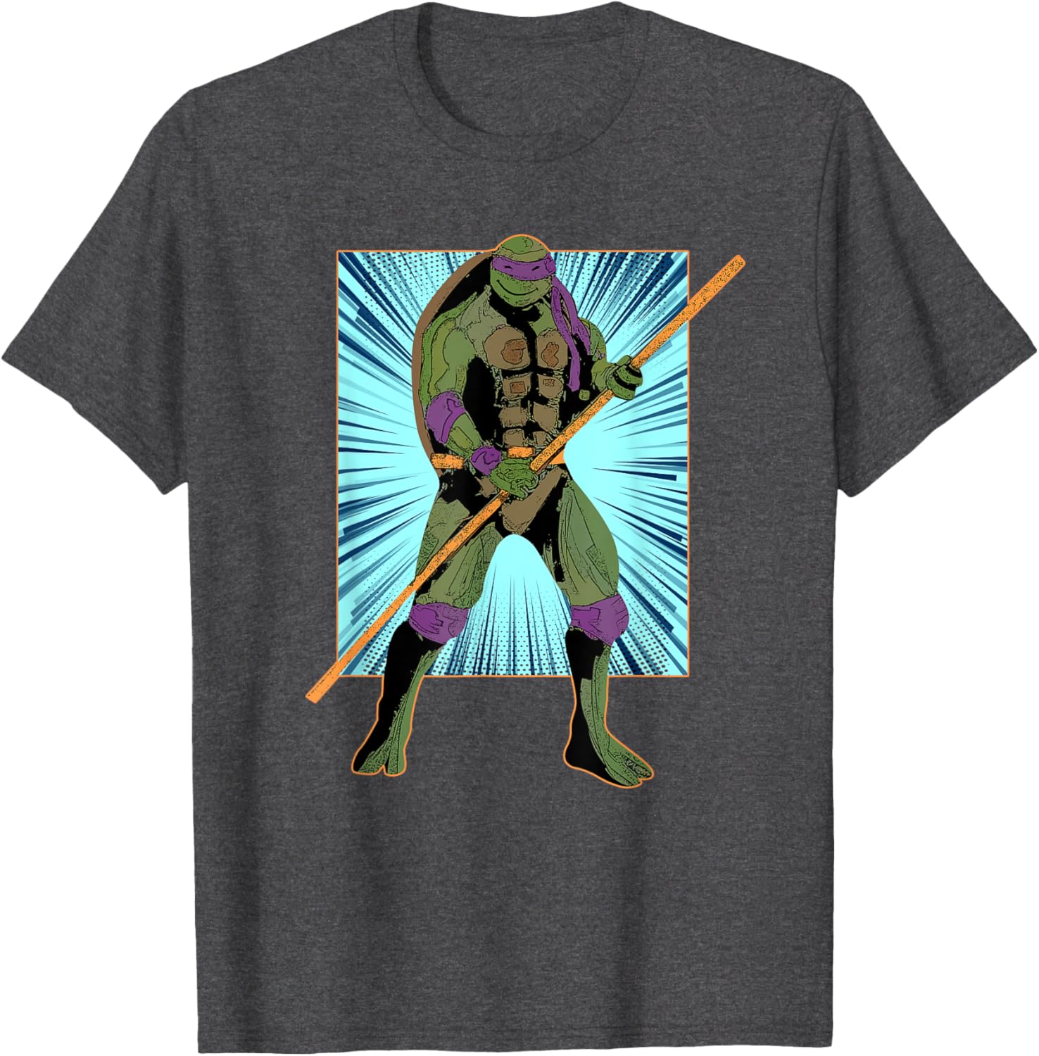 Mademark Donatello Retro Style Burst T-Shirt for TMNT Fans - 2