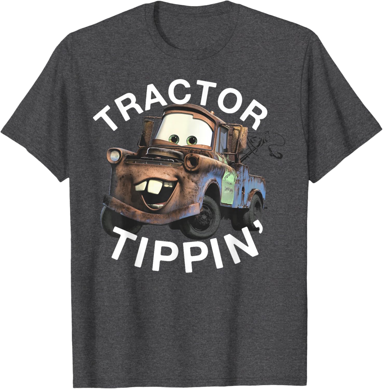 Disney Pixar Cars Mater Tractor Tippin Vintage Logo T-Shirt for Fans - 12