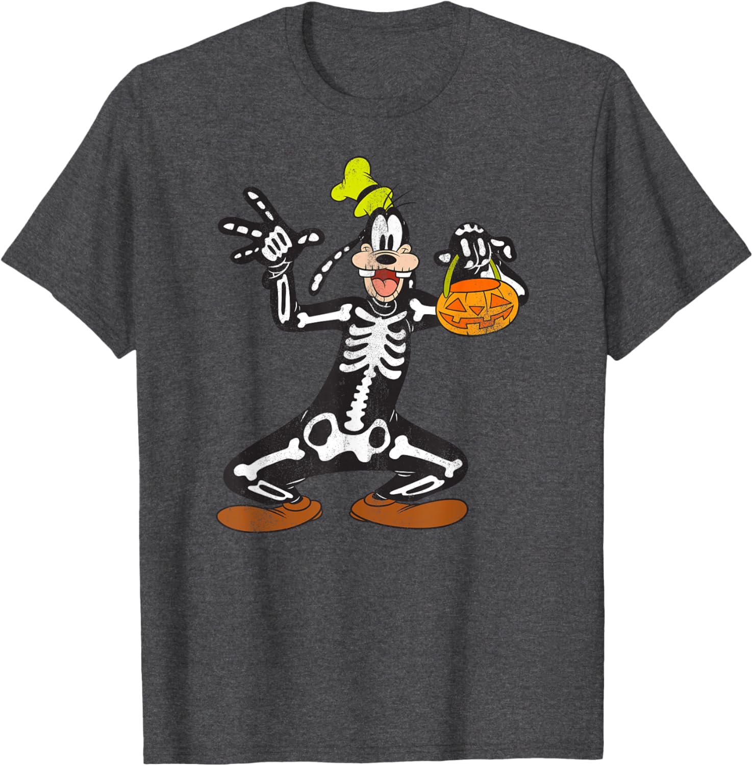 Disney Goofy Skeleton Halloween T-Shirt for Fun Festive Occasions - 9