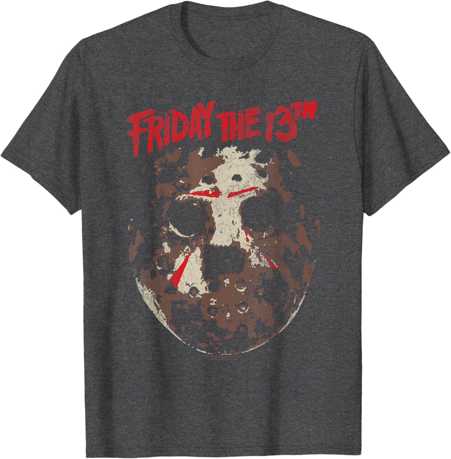 Friday the 13th Rough Mask T-Shirt for Fans of Horror and Style - 2