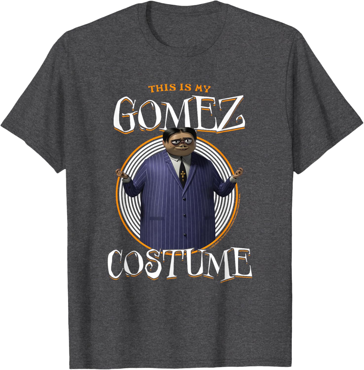 Addams Family 2 Gomez Costume T-Shirt Perfect for Halloween Fun - 5