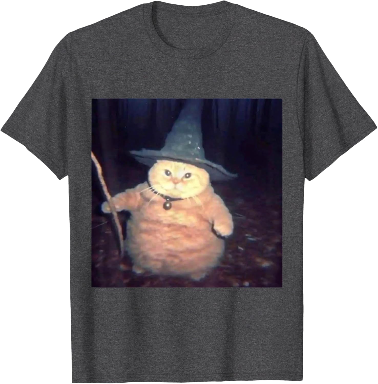 Funny Wizard Cat Halloween T-Shirt for Cat Lovers and Meme Fans - 6