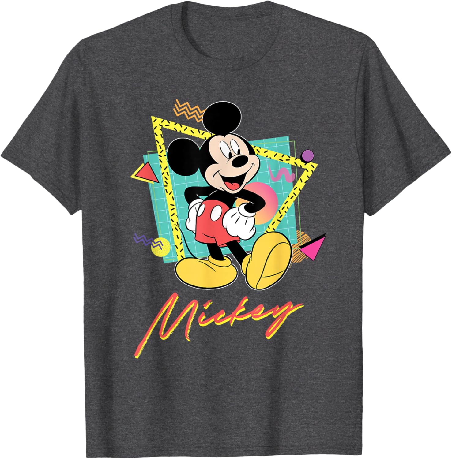 Disney Mickey Mouse Retro 90s Couples Matching Valentine's T-Shirt - 15