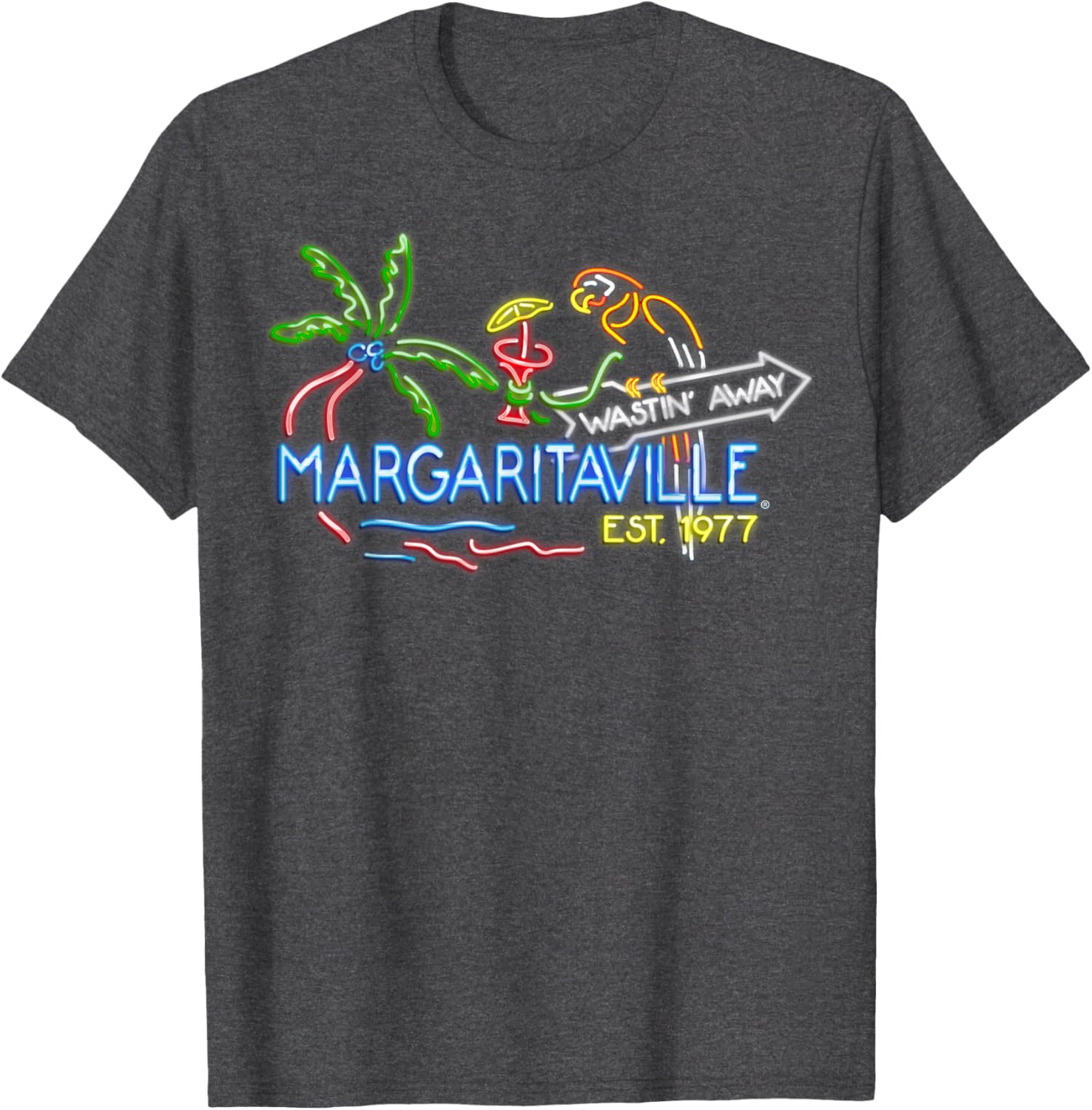 Margaritaville Neon Sign T-Shirt for Fun and Relaxation Lovers - 5
