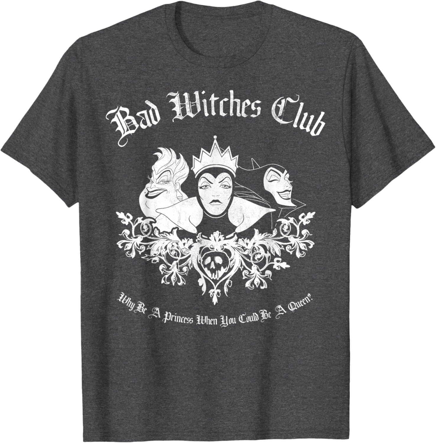 Disney Villains Bad Witches Club Vintage T-Shirt for Fans and Collectors - 7