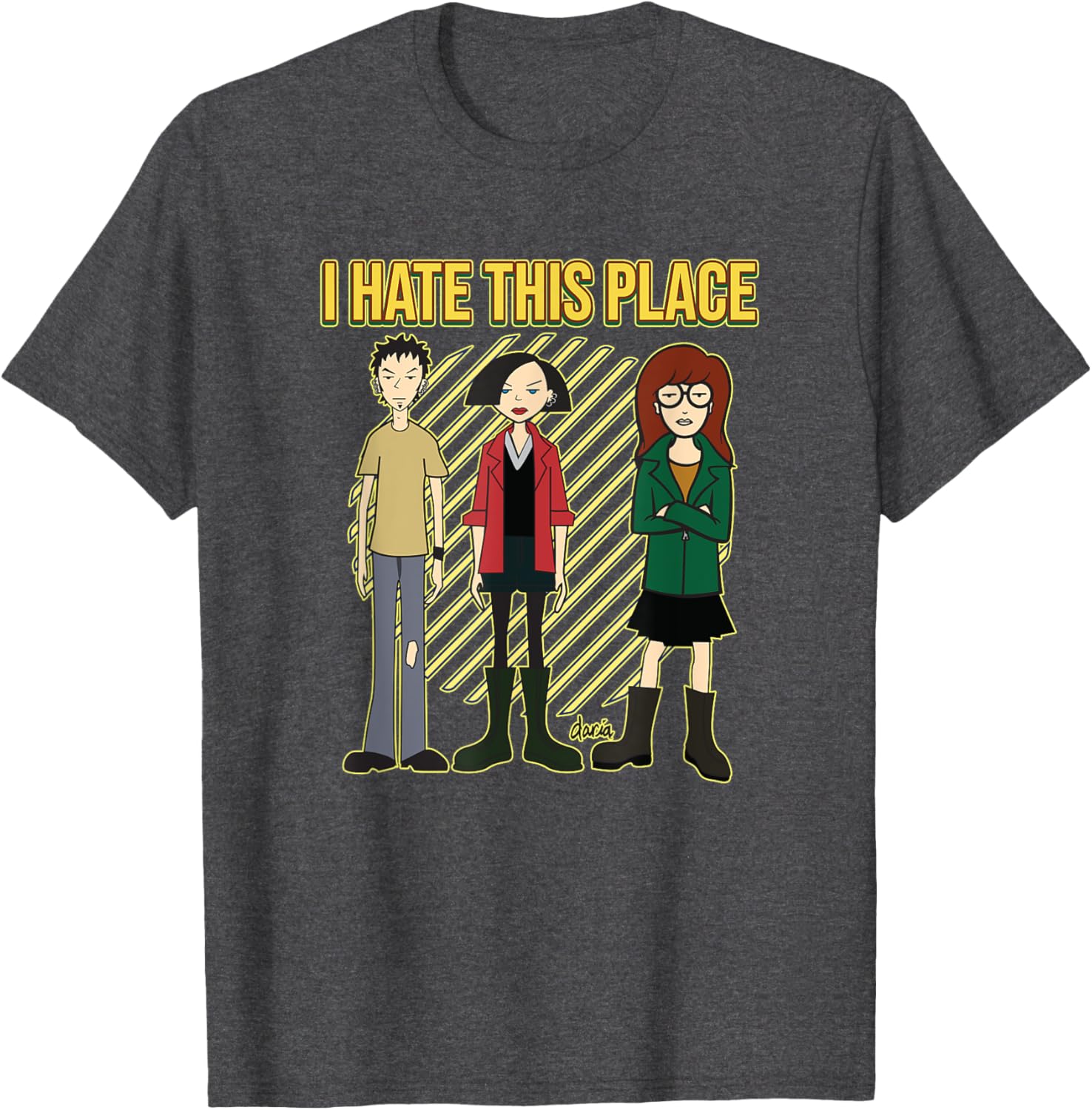 Mademark x Daria I Hate This Place T-Shirt for Stylish Comfort - 8