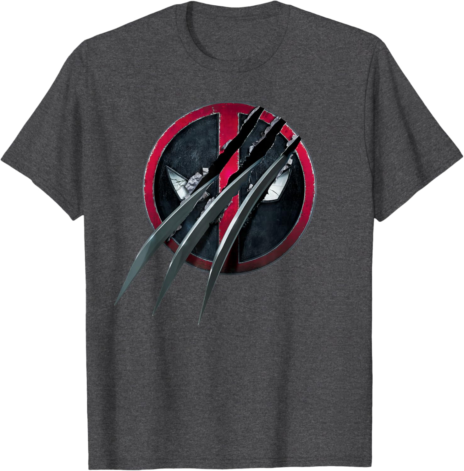 Deadpool and Wolverine Icon T-Shirt with Claws for Marvel Fans - 12