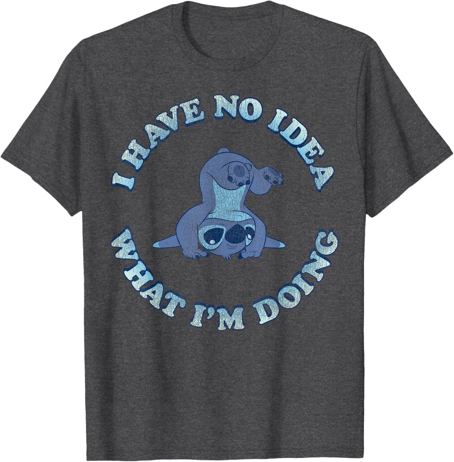 Disney Lilo and Stitch I Have No Idea What Im Doing T-Shirt for Fun Fashion - 3