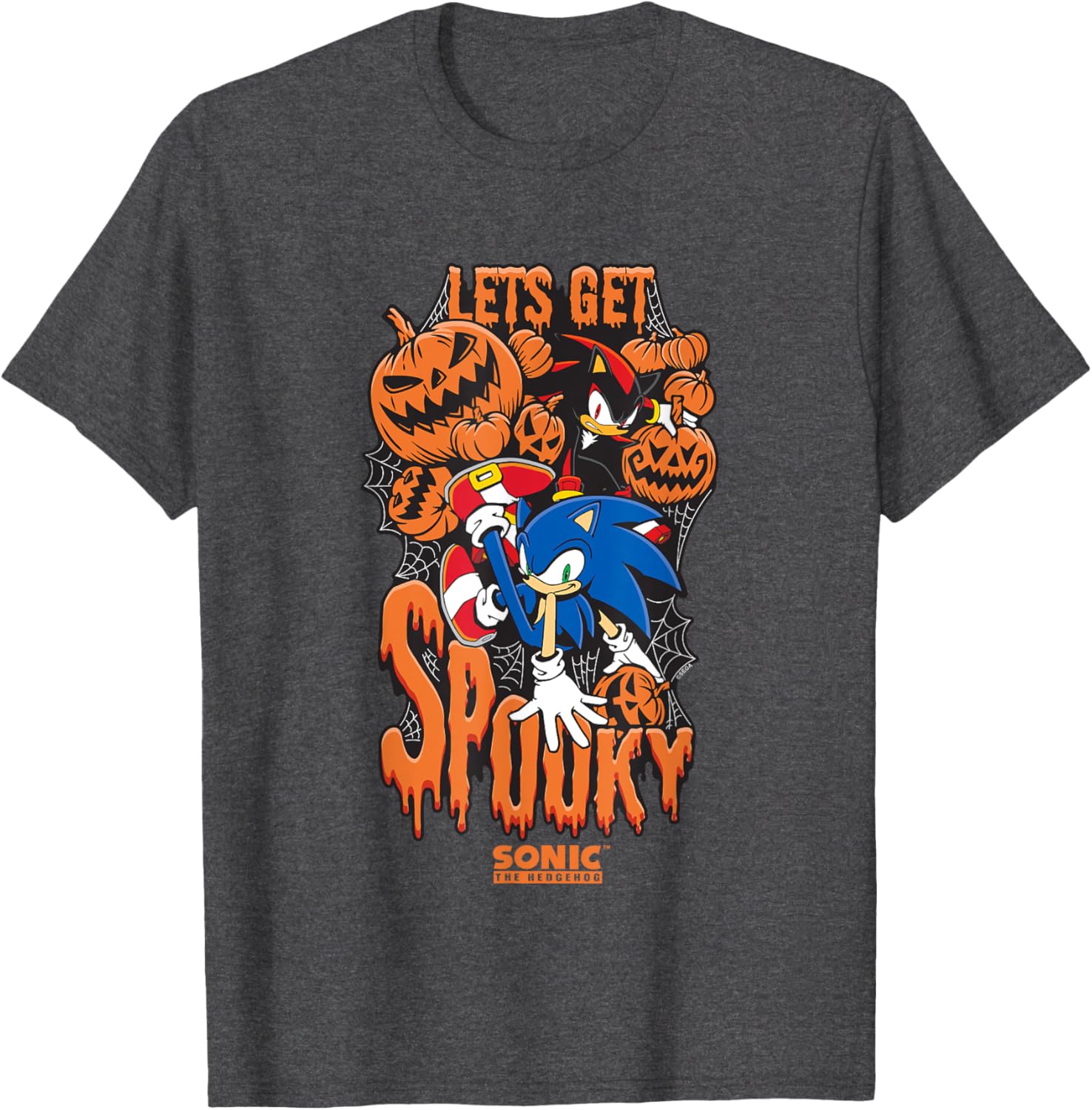 Sonic The Hedgehog Halloween Spooky T-Shirt for Fans of Sonic & Shadow - 12