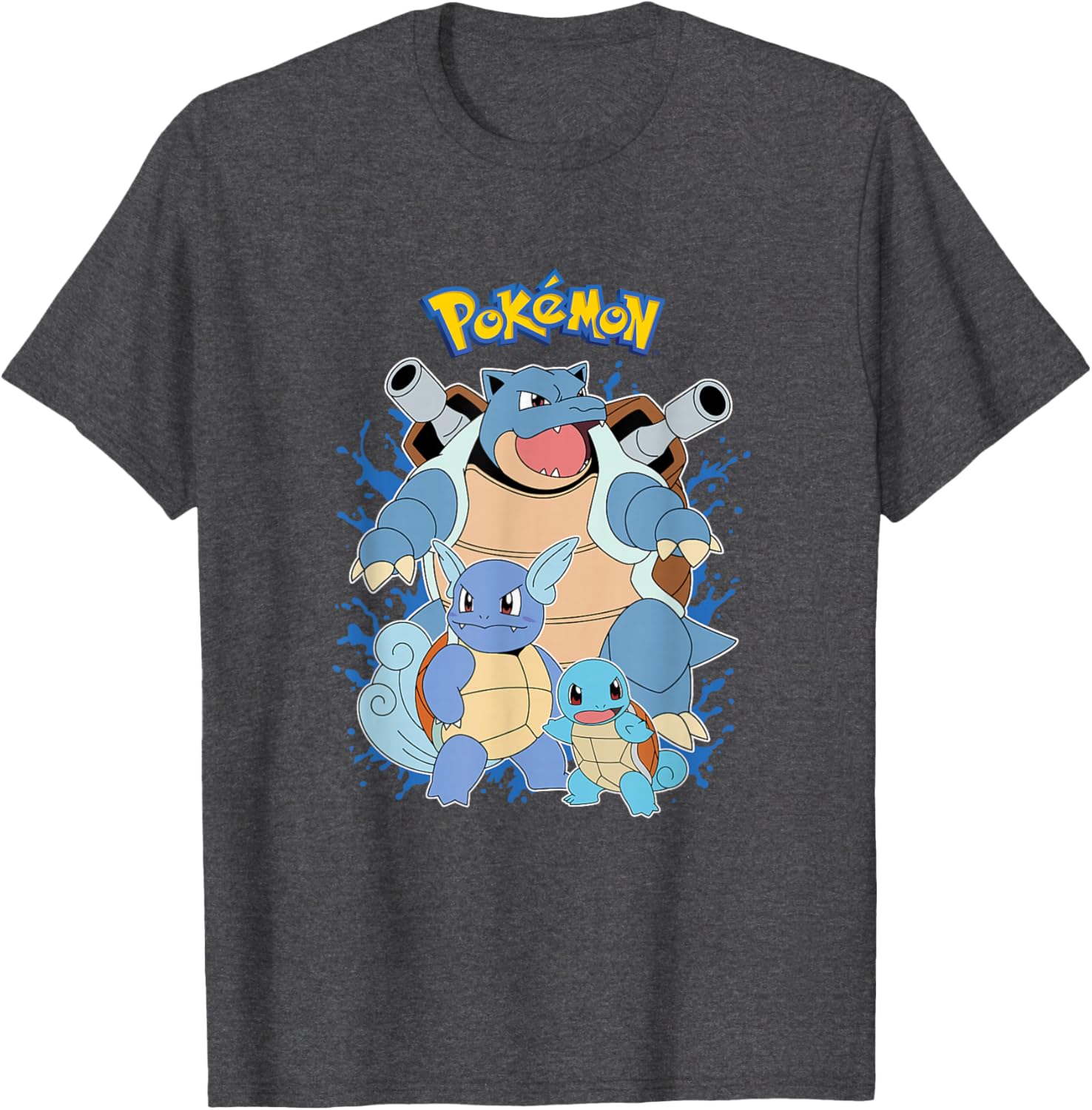 Squirtle Evolution T-Shirt for Pokémon Fans - Fun Graphic Tee Design - 2