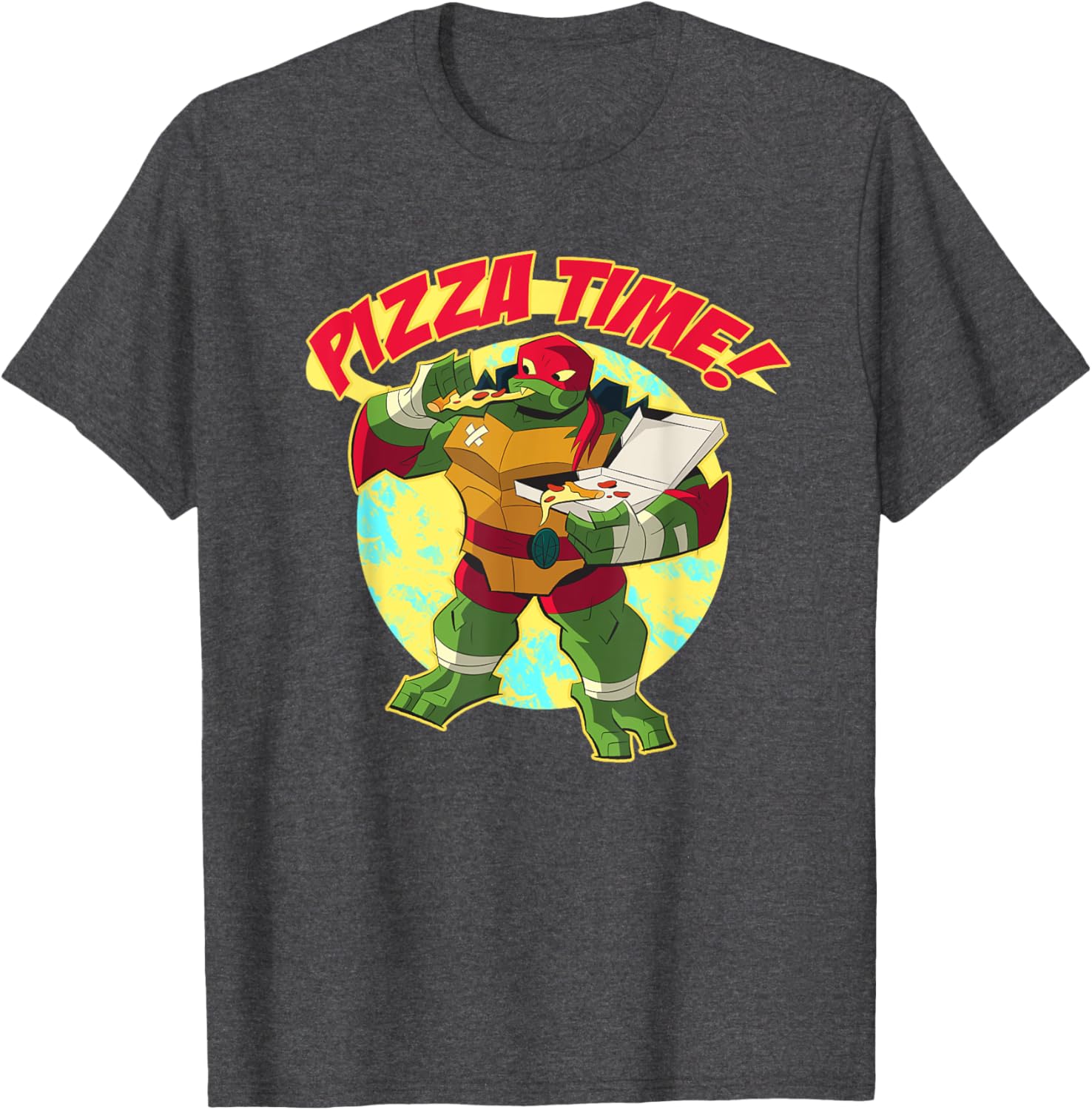 Mademark Teenage Mutant Ninja Turtles Raphael Pizza Time T-Shirt - 1