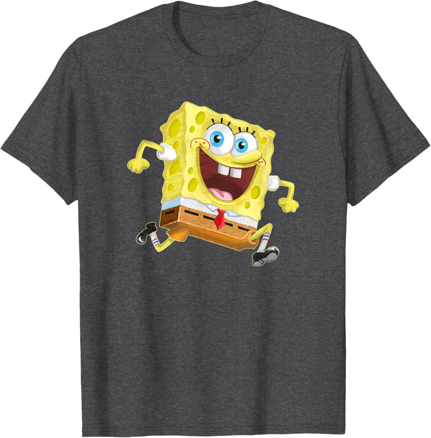 Mademark SpongeBob SquarePants Jumping for Joy T-Shirt for Kids and Adults - 4