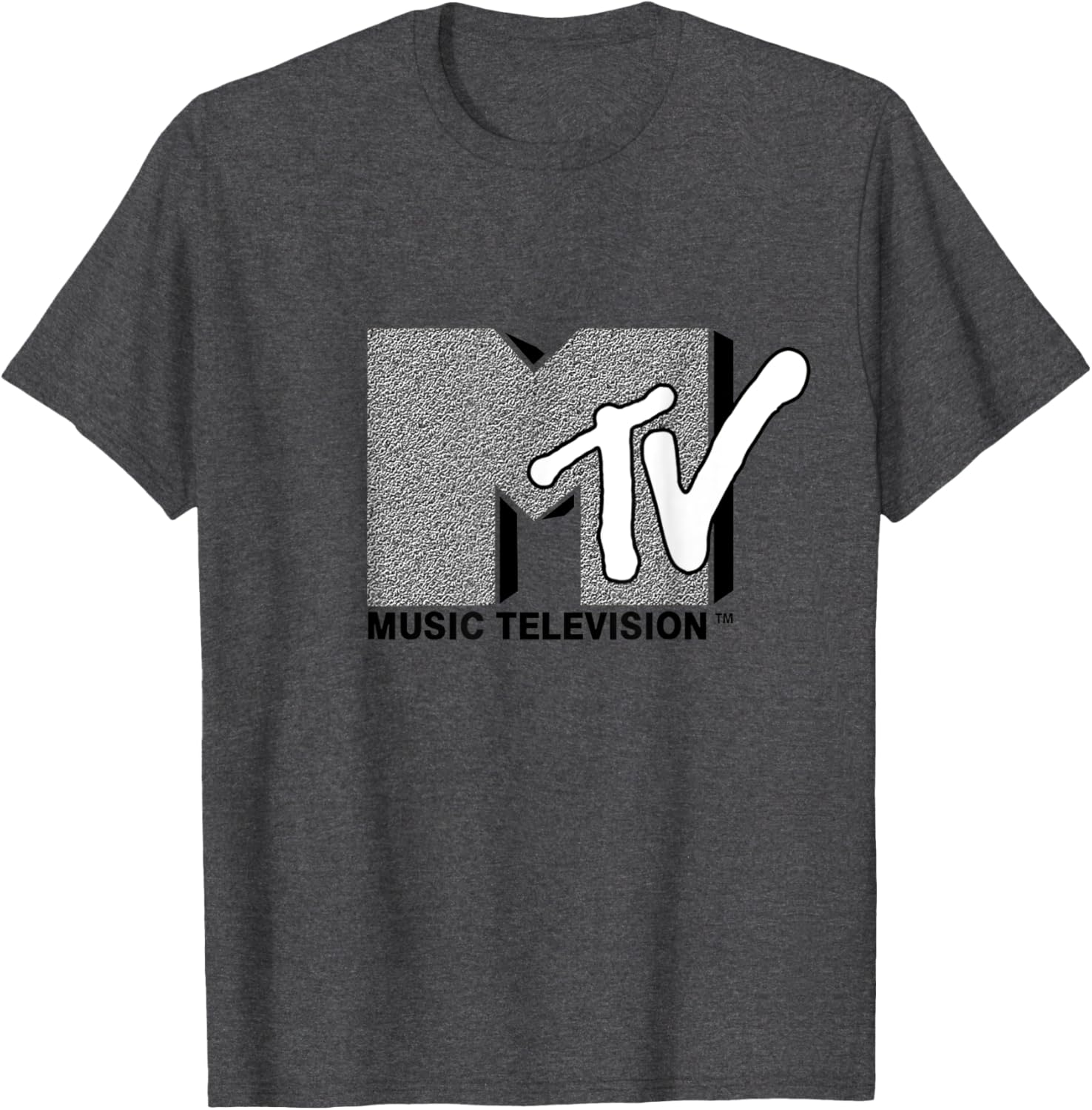 Mademark x MTV Classic MTV Logo Wall Structure T-Shirt for Style Lovers - 1