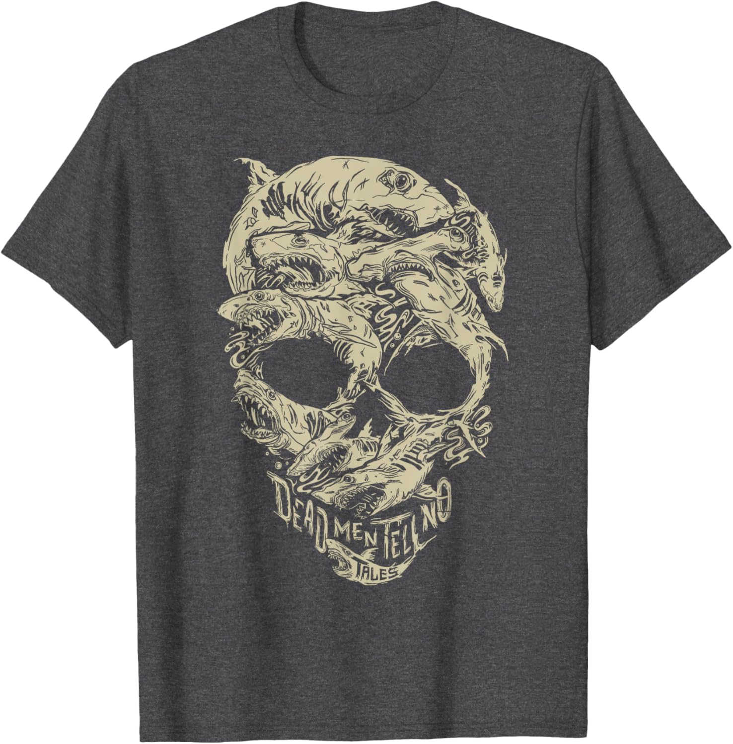 Disney Pirates Shark Skull T-Shirt for Fun Adventure Lovers - 7