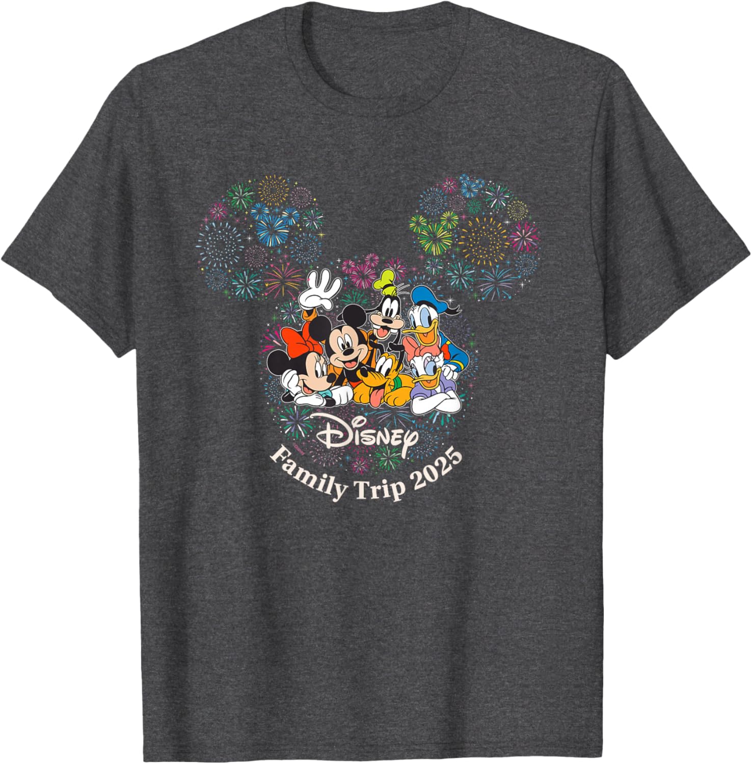 Disney Mickey & Friends Fireworks Vacation Family T-Shirt 2025 - 18
