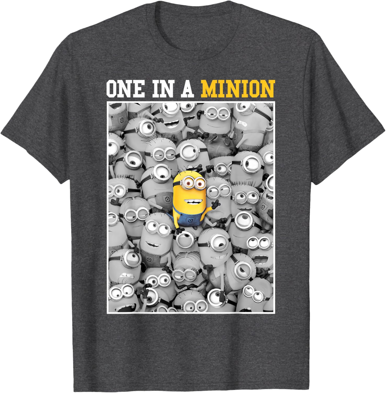 Despicable Me Minions One In A Minion Color Pop Portrait T-Shirt - 10