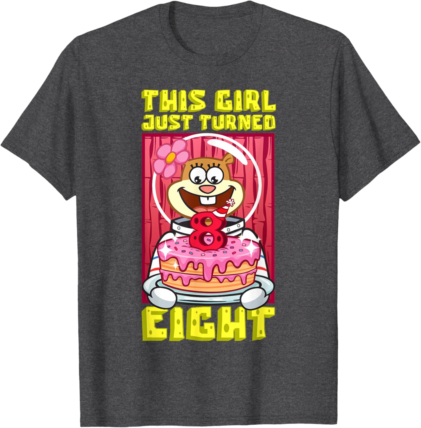 Mademark x SpongeBob SquarePants Sandy 8th Birthday Fun T-Shirt - 2