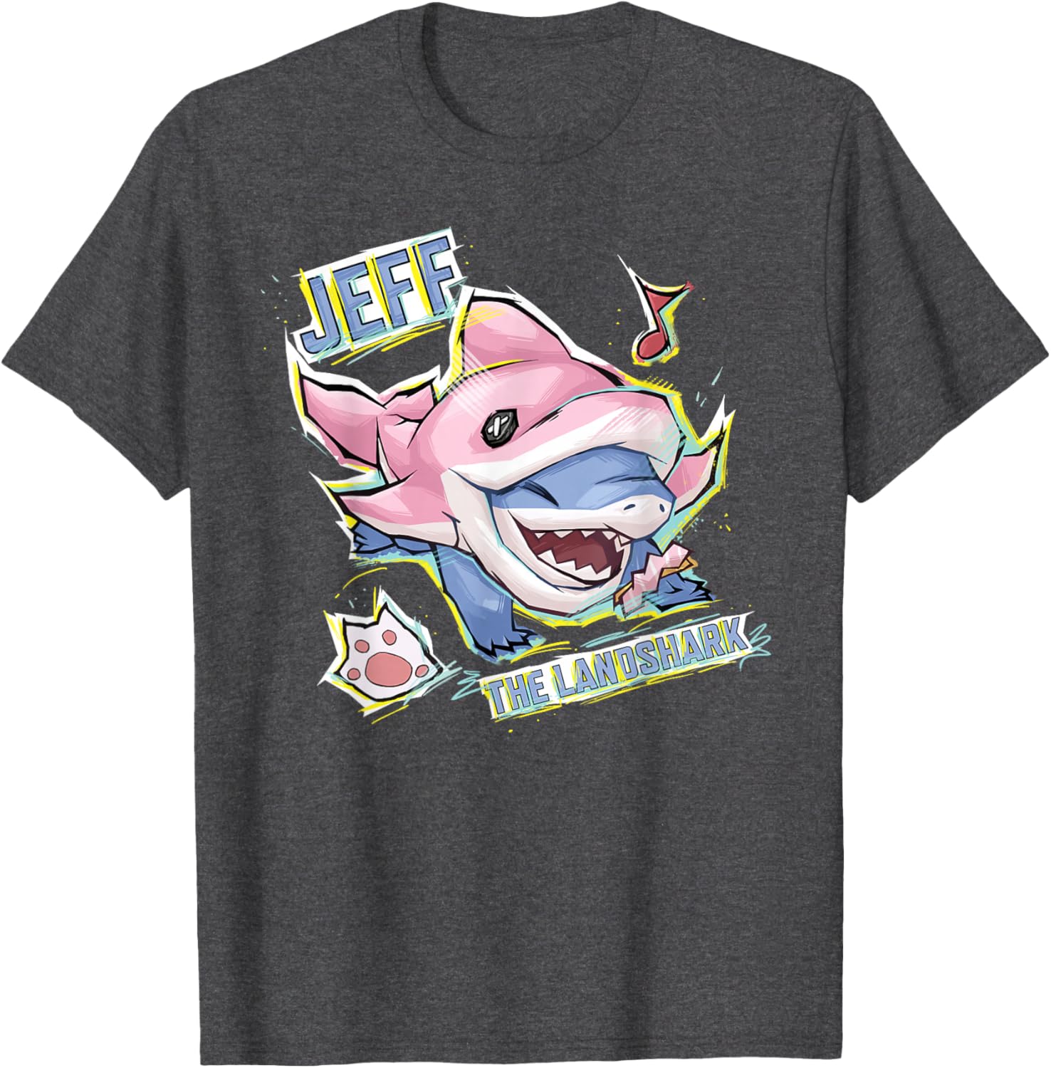Marvel Rivals PVP Jeff the Land Shark Dolphin Skin T-Shirt for Fans - 9