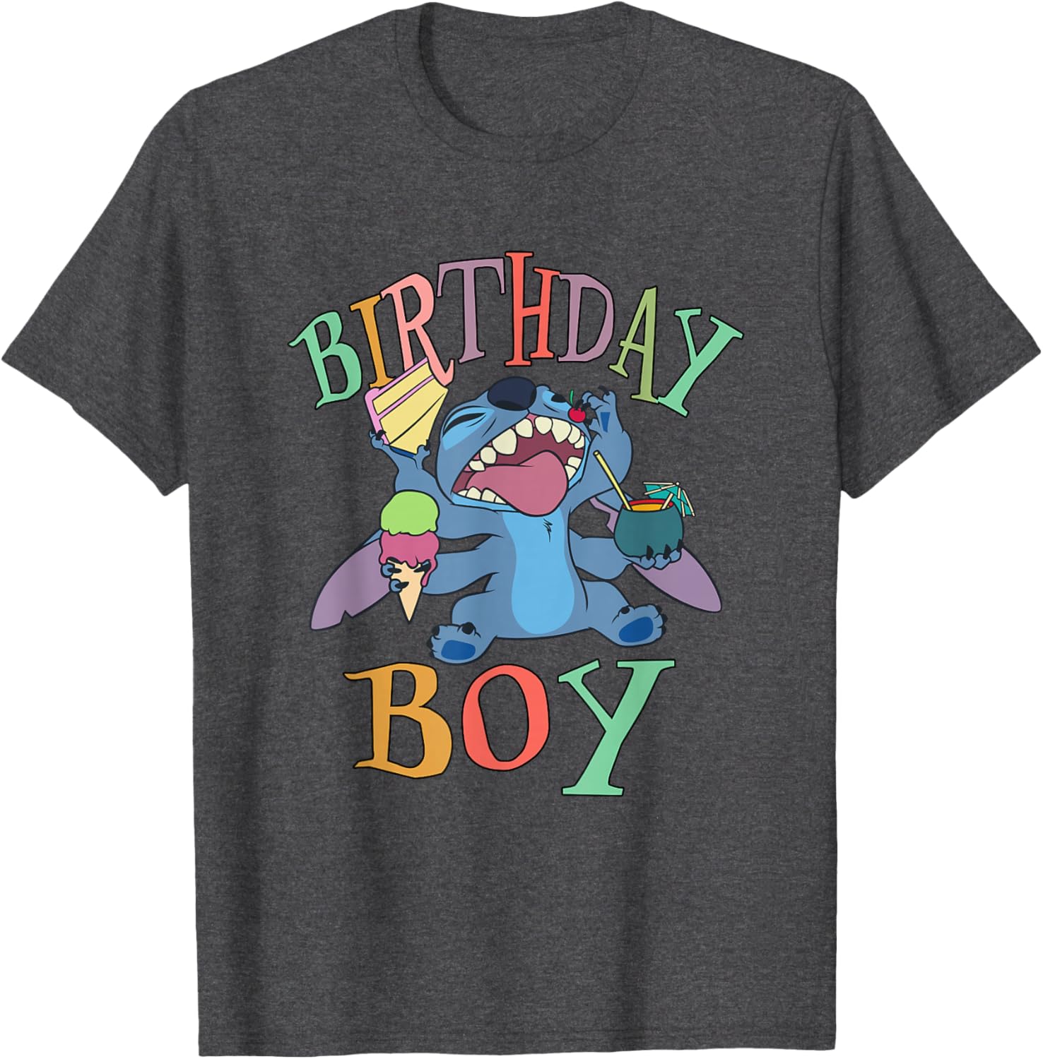 Disney Lilo and Stitch Birthday Boy T-Shirt with Fun Stitch Design - 3