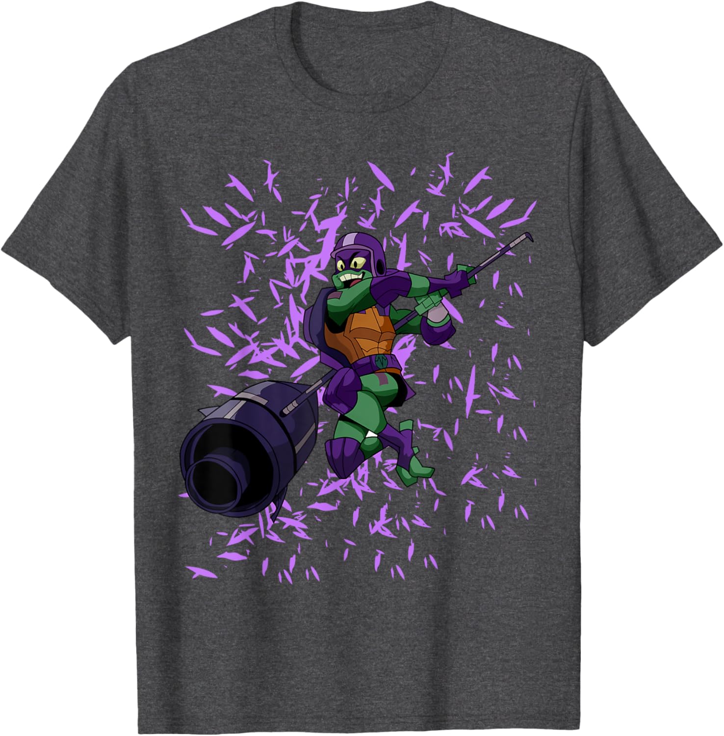 Mademark Teenage Mutant Ninja Turtles Donatello Flying Attack T-Shirt - 4