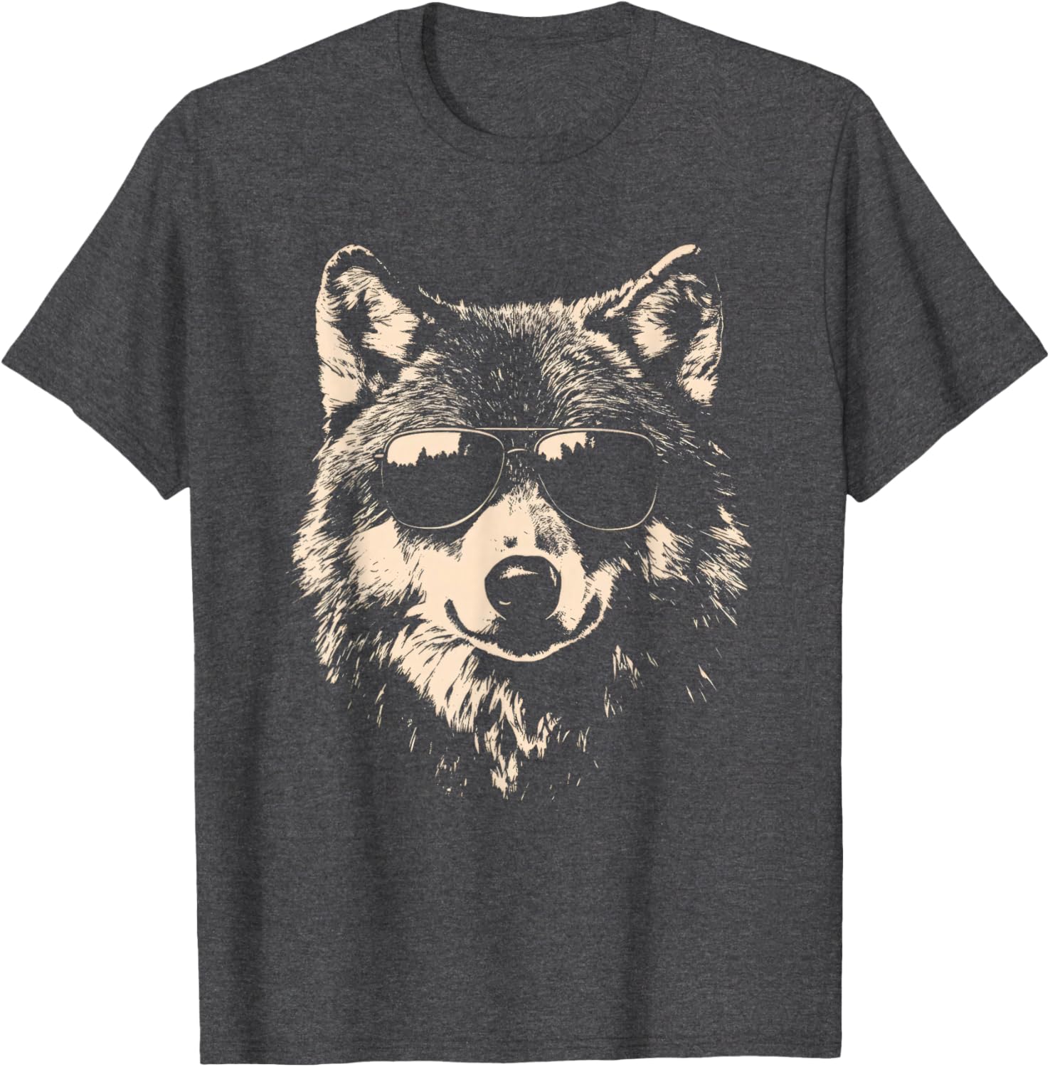 Funny Wolf Rock and Roll T-Shirt for Music Lovers and Wolf Fans - 15