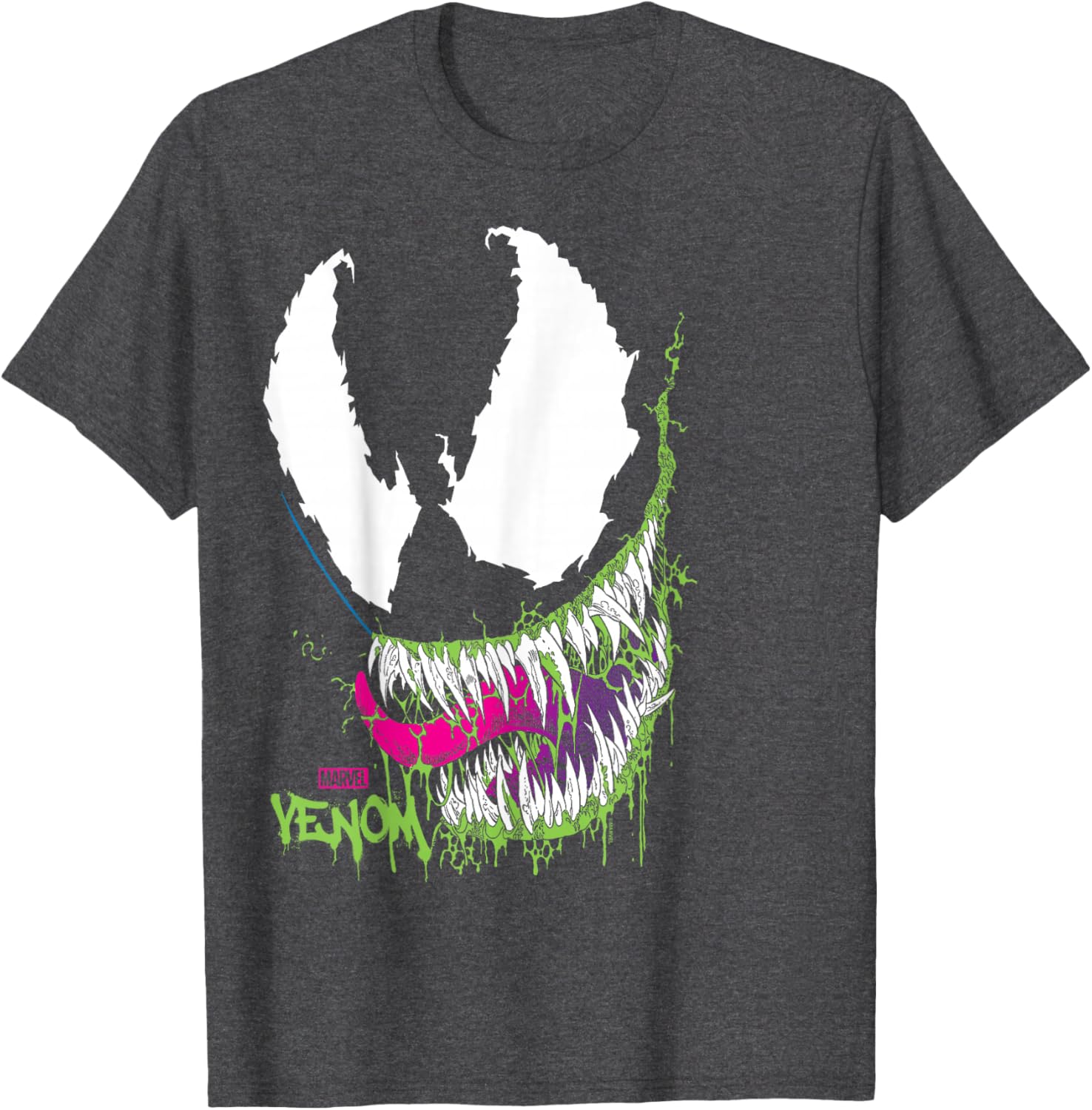 Venom Portrait T-Shirt for Marvel Fans - Stylish Graphic Tee for All - 1