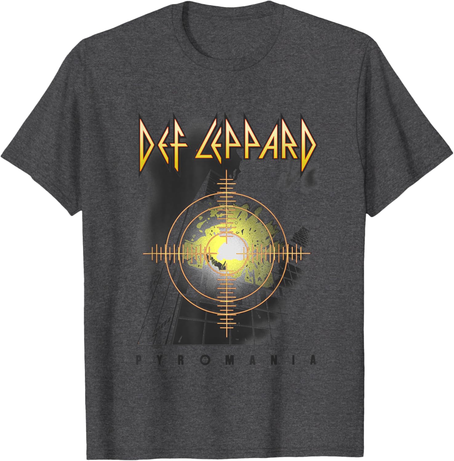 Def Leppard Pyro T-Shirt for Adults - Red Unisex Short Sleeve Small - 5