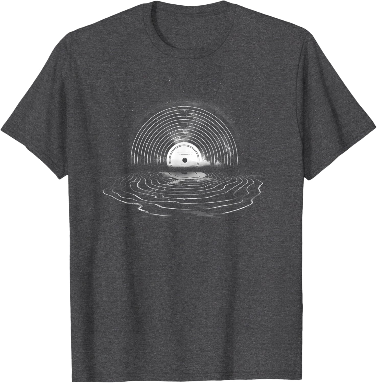 Vinyl Moon T-Shirt for Music Lovers - Perfect for Record Collectors - 1
