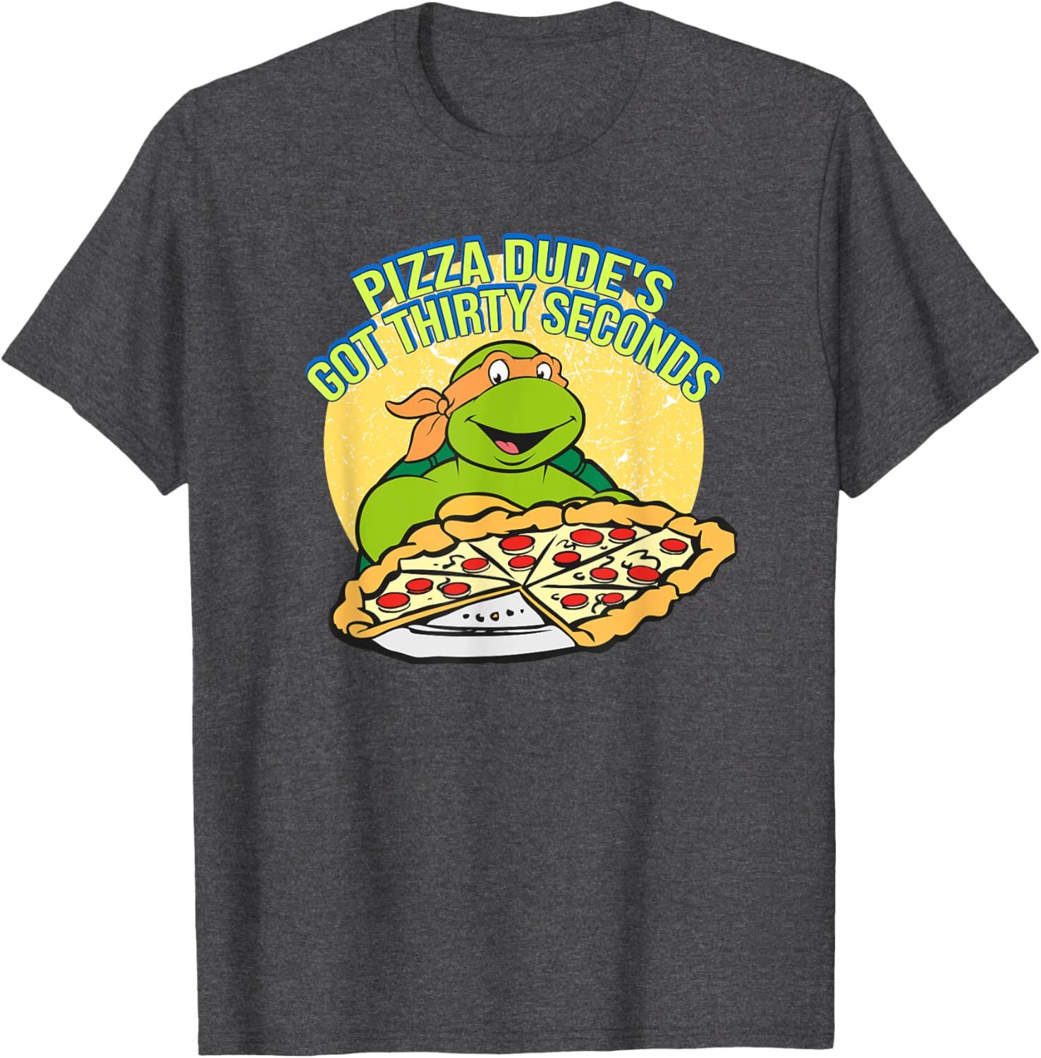 Mademark Teenage Mutant Ninja Turtles Michelangelo Pizza Dude T-Shirt - 6