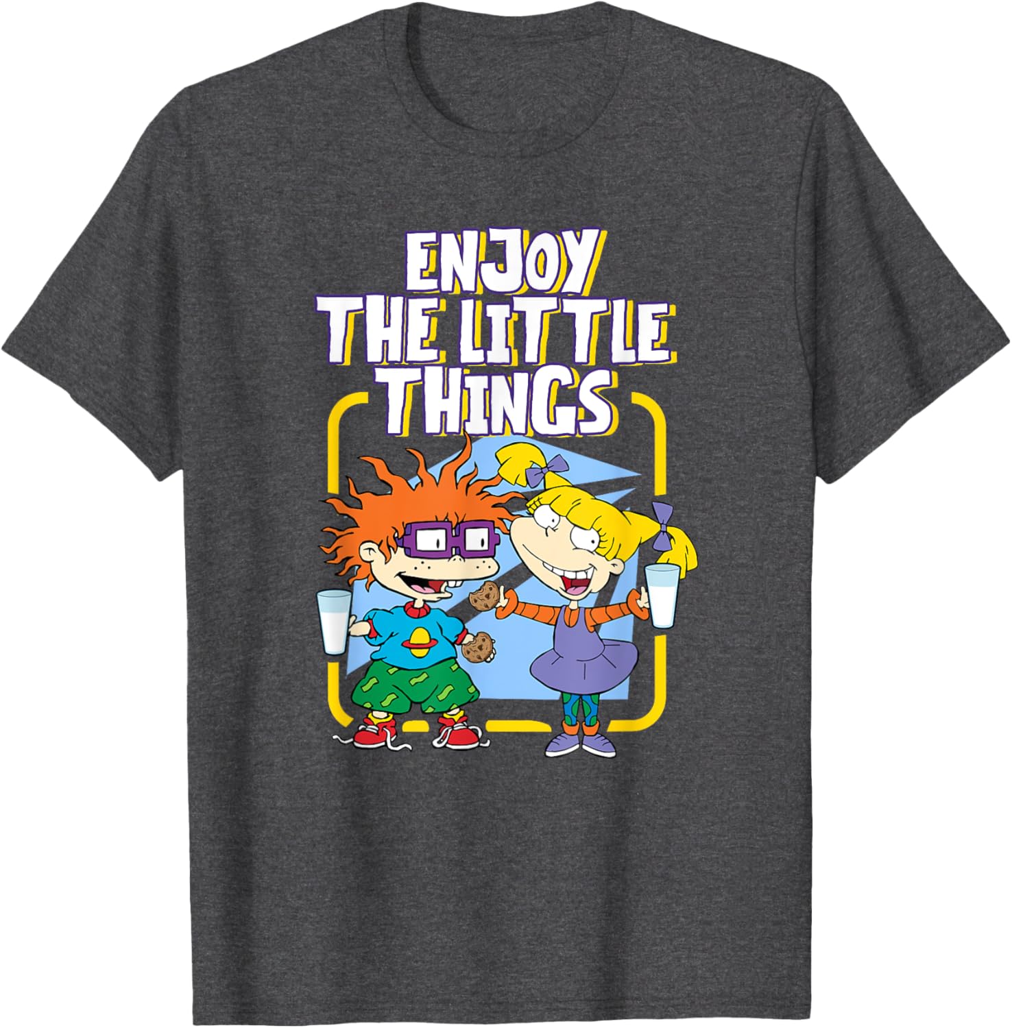 Mademark Rugrats Angelica & Chuckie Enjoy the Little Things T-Shirt - 3