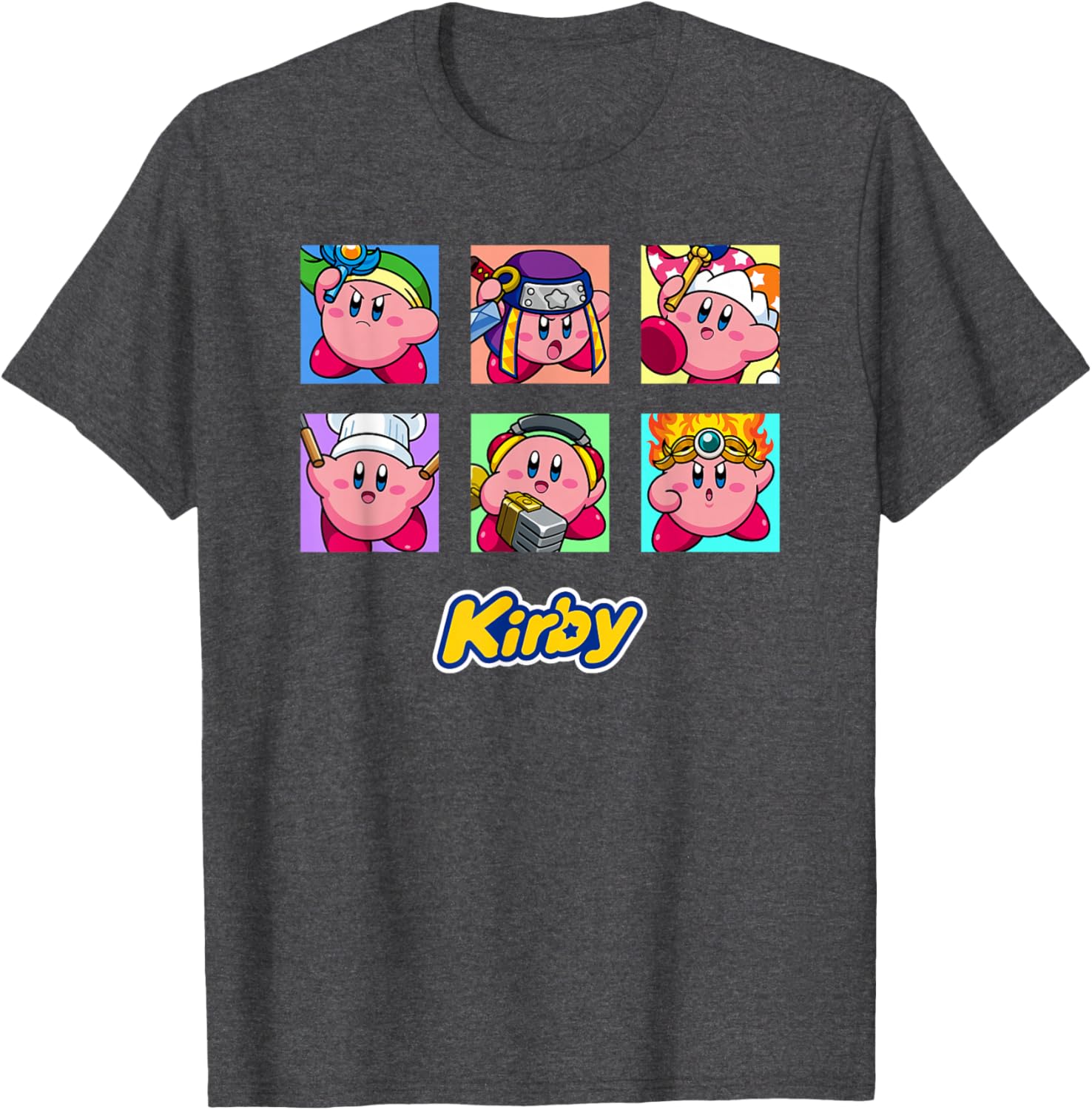Kirby Selected Abilities Collage Pop Art Full Color T-Shirt for Fans - 10