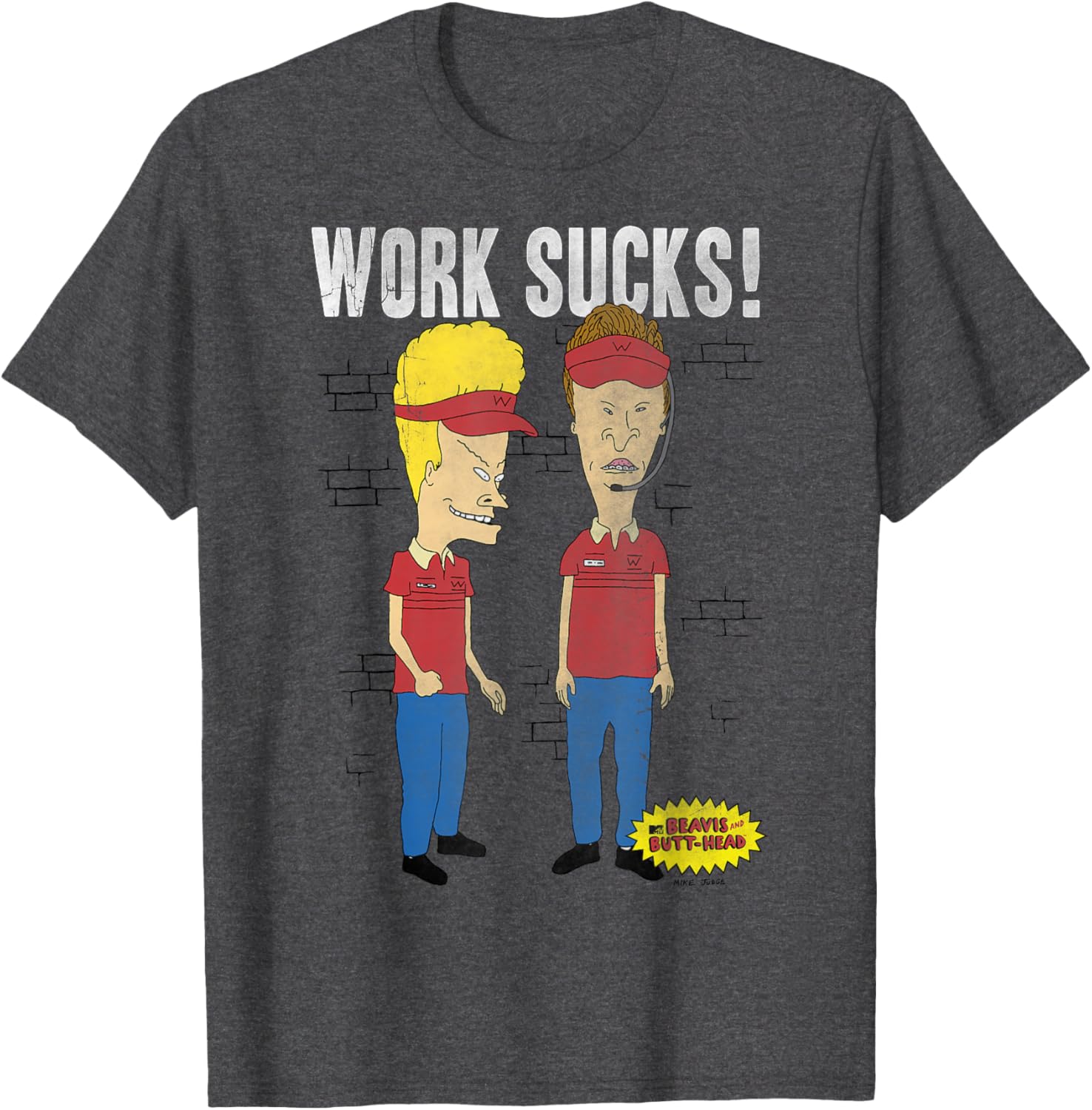 Beavis and Butt-Head At Work T-Shirt for Fun and Casual Style - 5